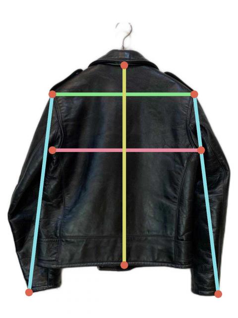 中古・古着通販】Schott (ショット) ダブルライダースジャケット