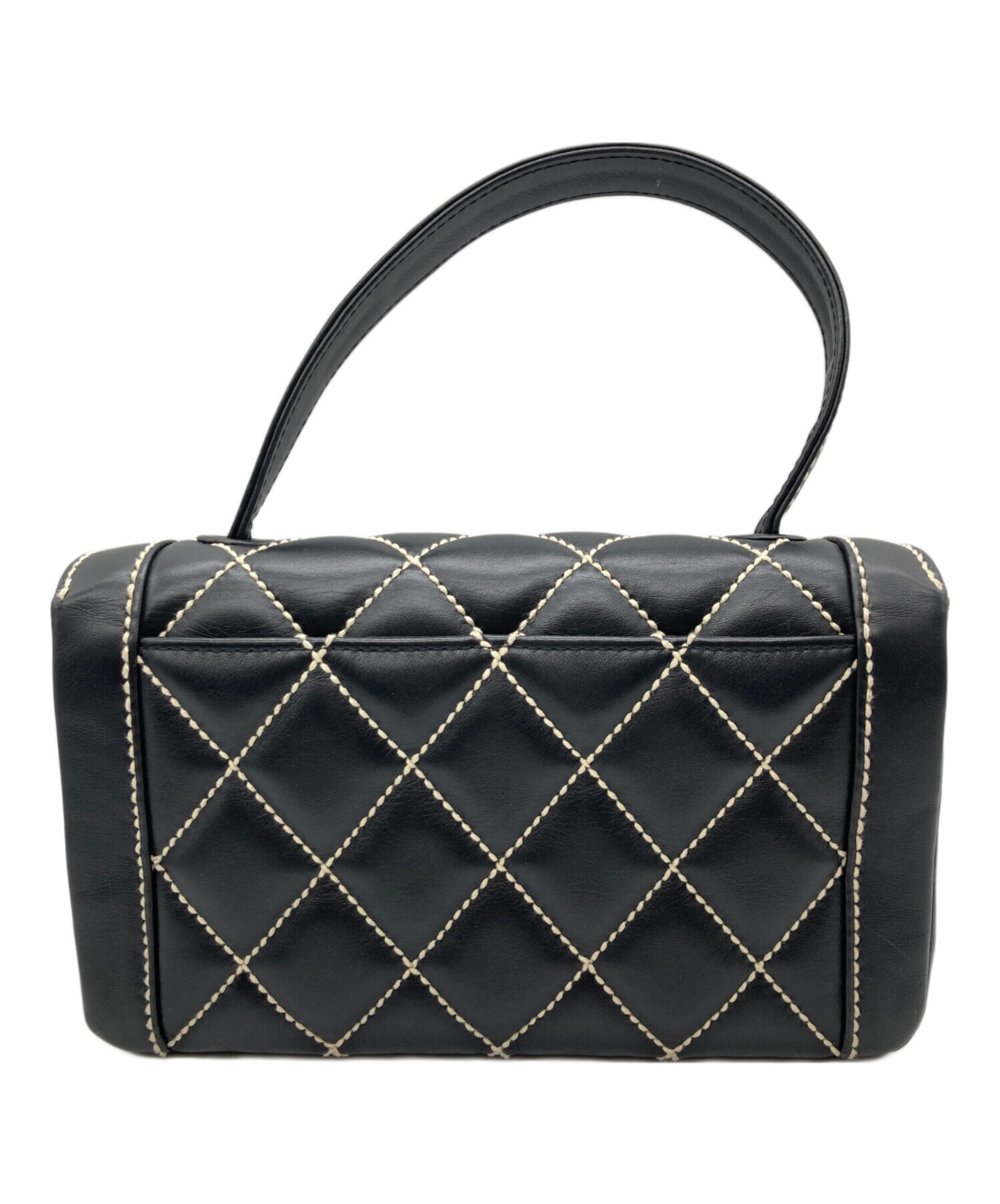中古・古着通販】CHANEL (シャネル) ワイルドステッチ ハンドバッグ 