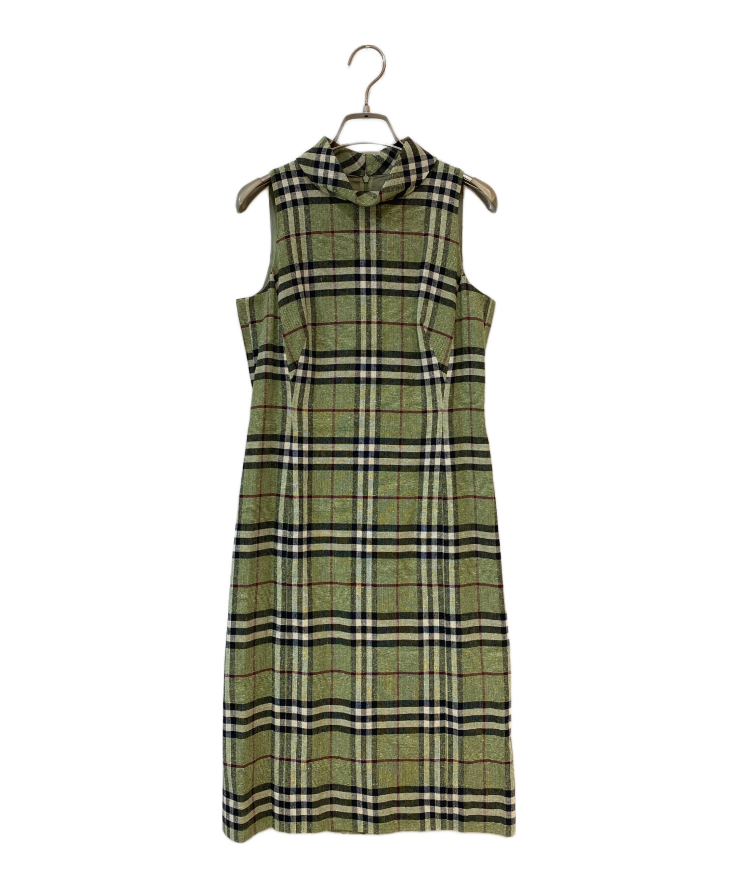 公*o様 新品 バーバリーロンドン ノバチェック ワンピース ノースリーブ ピン 中古・古着通販】BURBERRY LONDON (バーバリーロンドン) ノヴァ