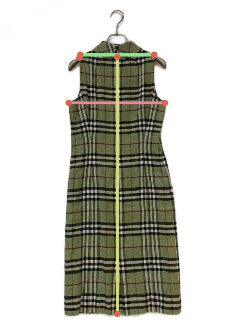 バーバリーロンドン ノバチェック リネン ノースリーブワンピース 40 中古・古着通販】BURBERRY LONDON (バーバリーロンドン) ノヴァ