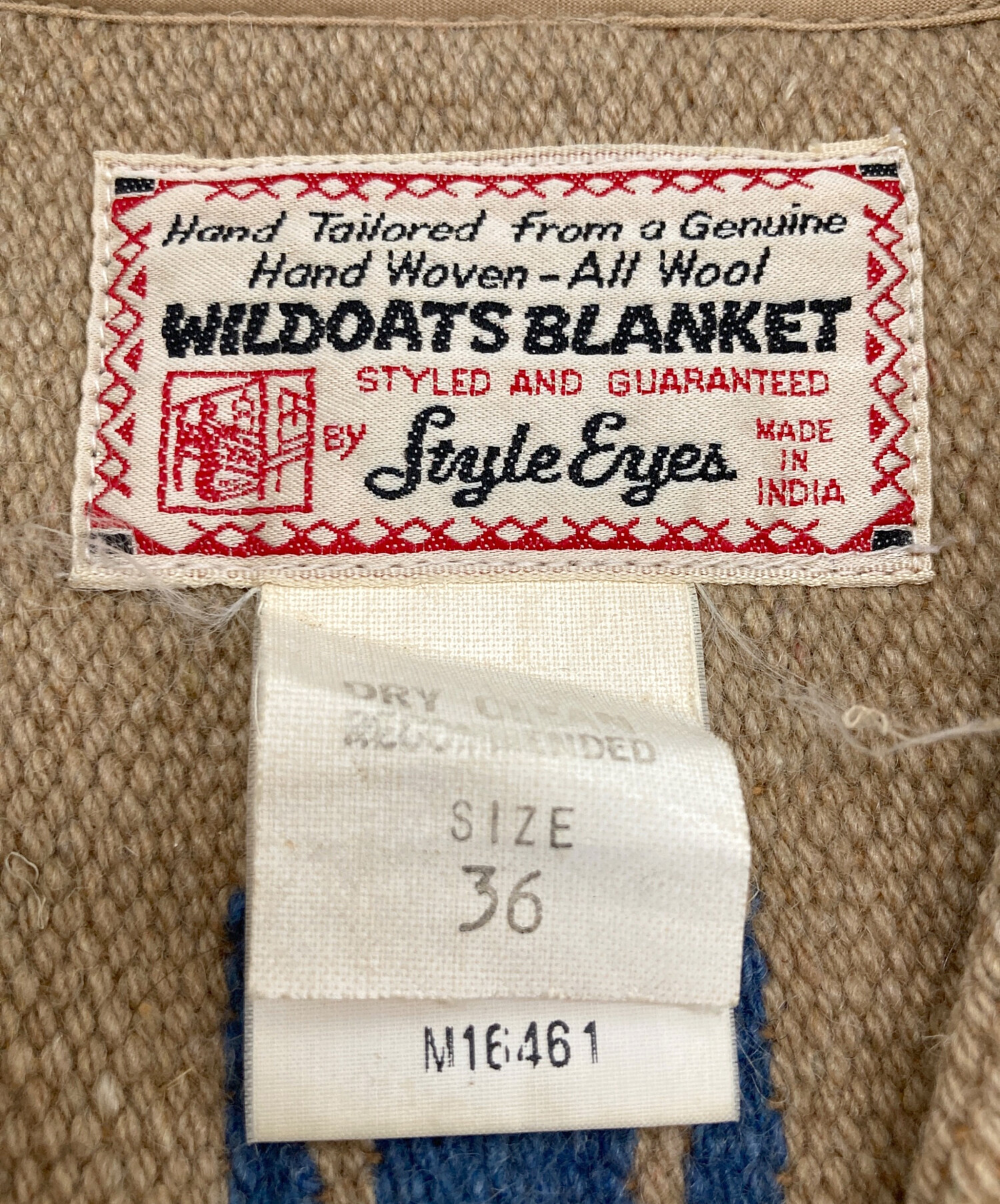 中古・古着通販】STYLE EYES (スタイルアイズ) チマヨベスト ベージュ 