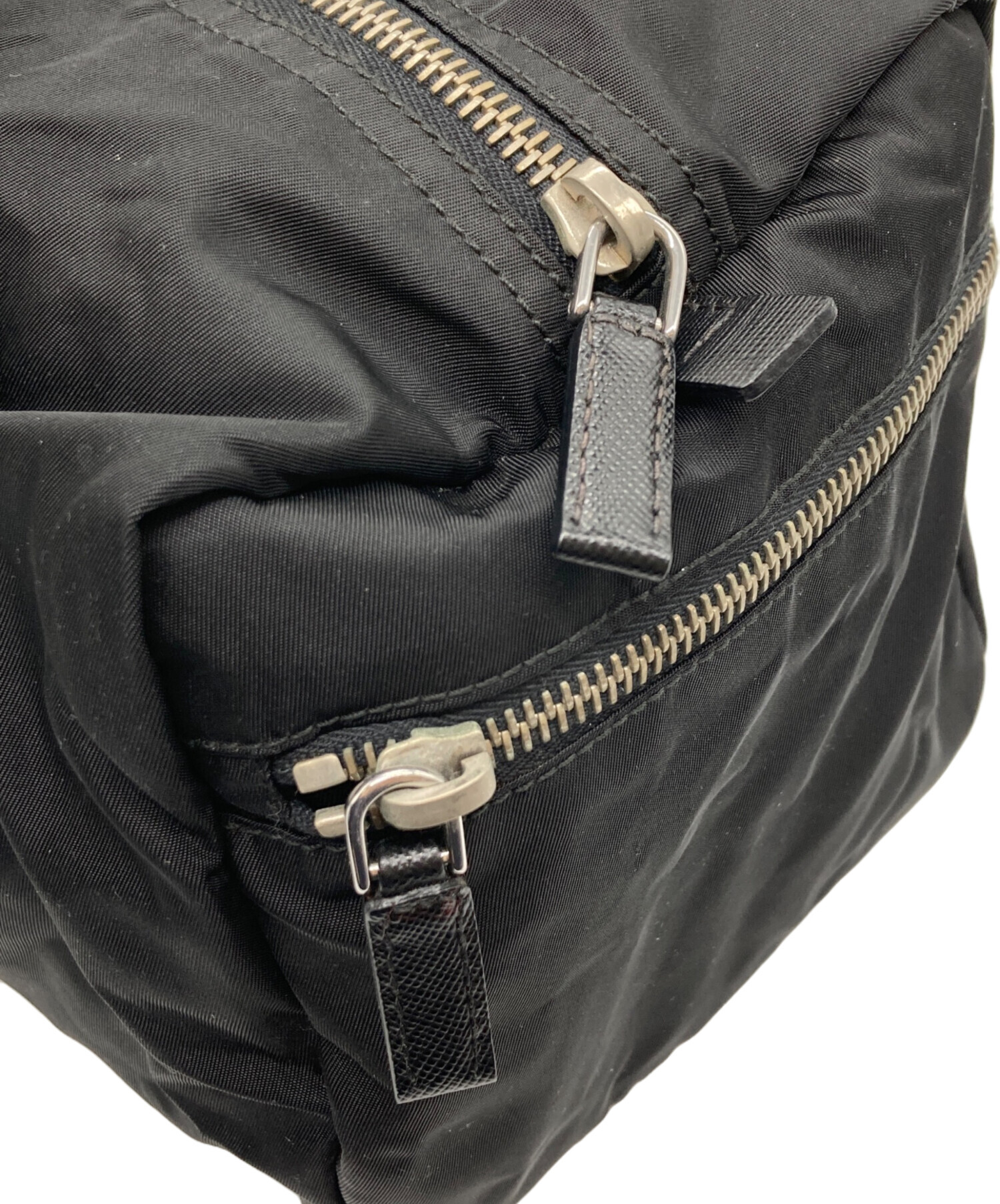 中古・古着通販】PRADA (プラダ) ナイロン ミニボストンバッグ