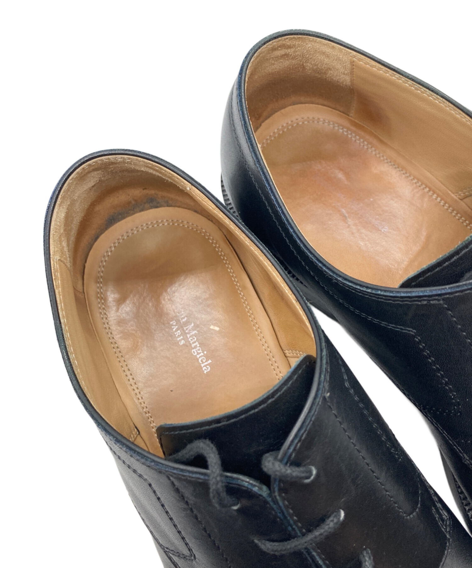 Maison Margiela / ドレスシューズ/40/ネイビー/レザー 中古・古着通販】Maison Margiela (メゾンマルジェラ) Tabi Lace-Up