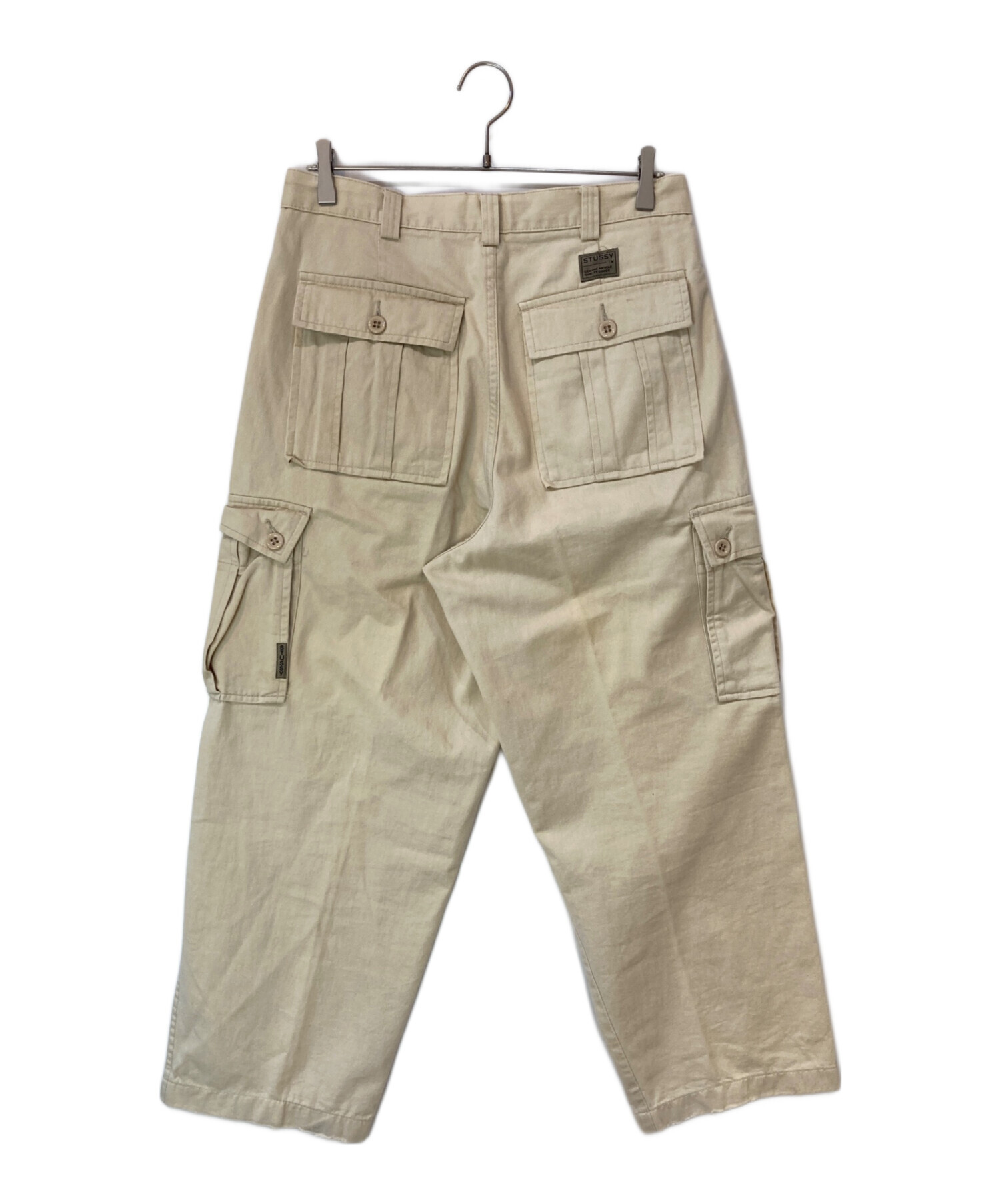 ビーチパンツ ステューシー stussy 90年代ヴィンテージ ベージュ 中古・古着通販】stussy (ステューシー) BRUSHED BEACH PANT ベージュ
