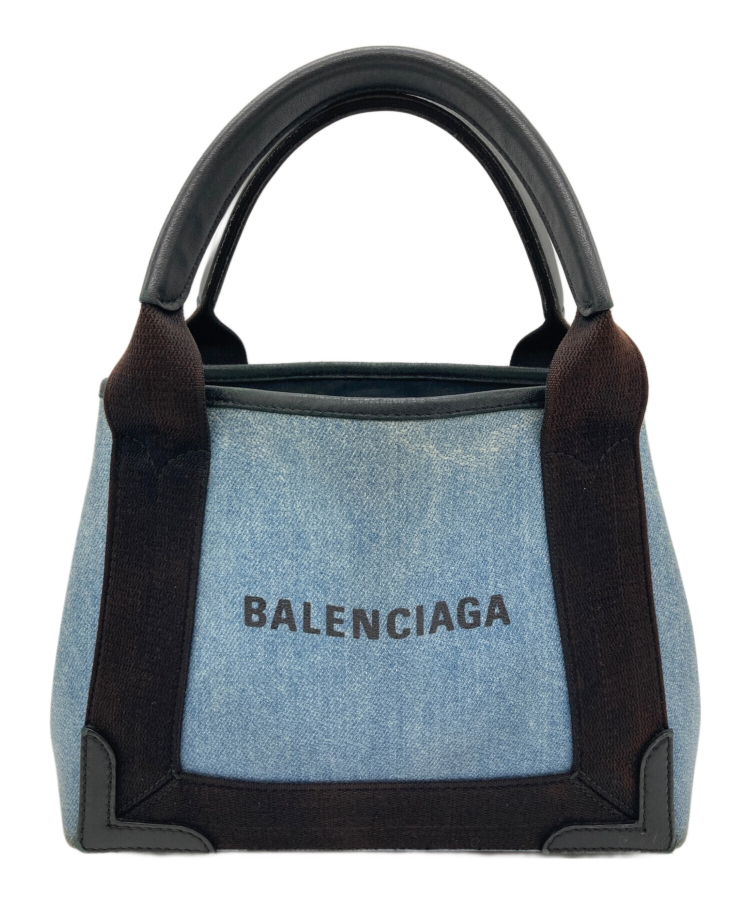 BALENCIAGA カバス XS バッグ　ハンド　トート　ブラック　ロゴ BALENCIAGA カバス XS バッグ ハンド トート ブラック ロゴ BALENCIAGA