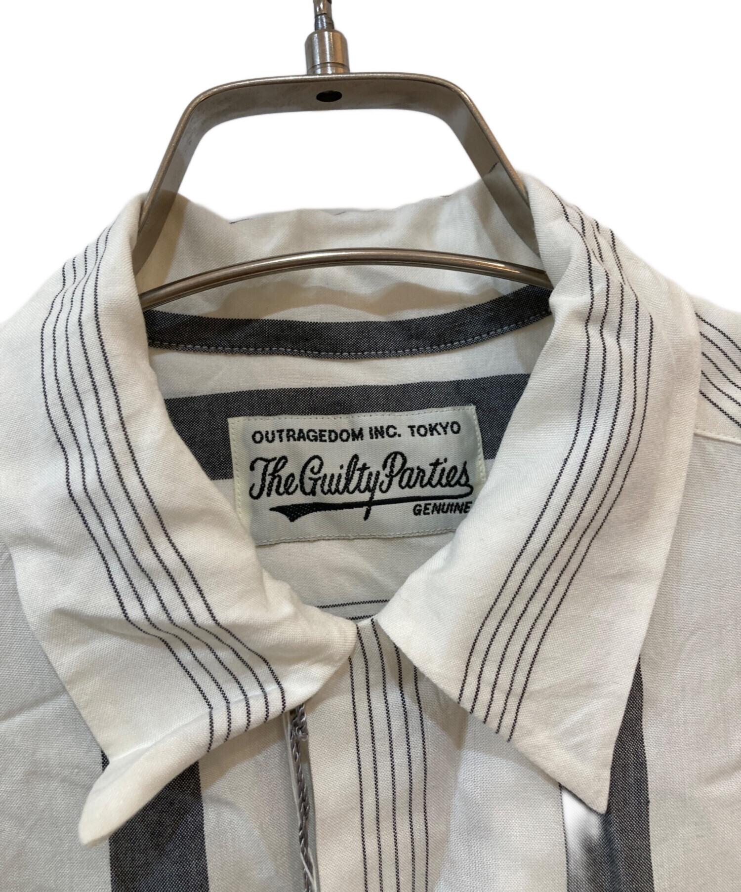 中古・古着通販】WACKO MARIA (ワコマリア) STRIPED OPEN COLLAR SHIRT