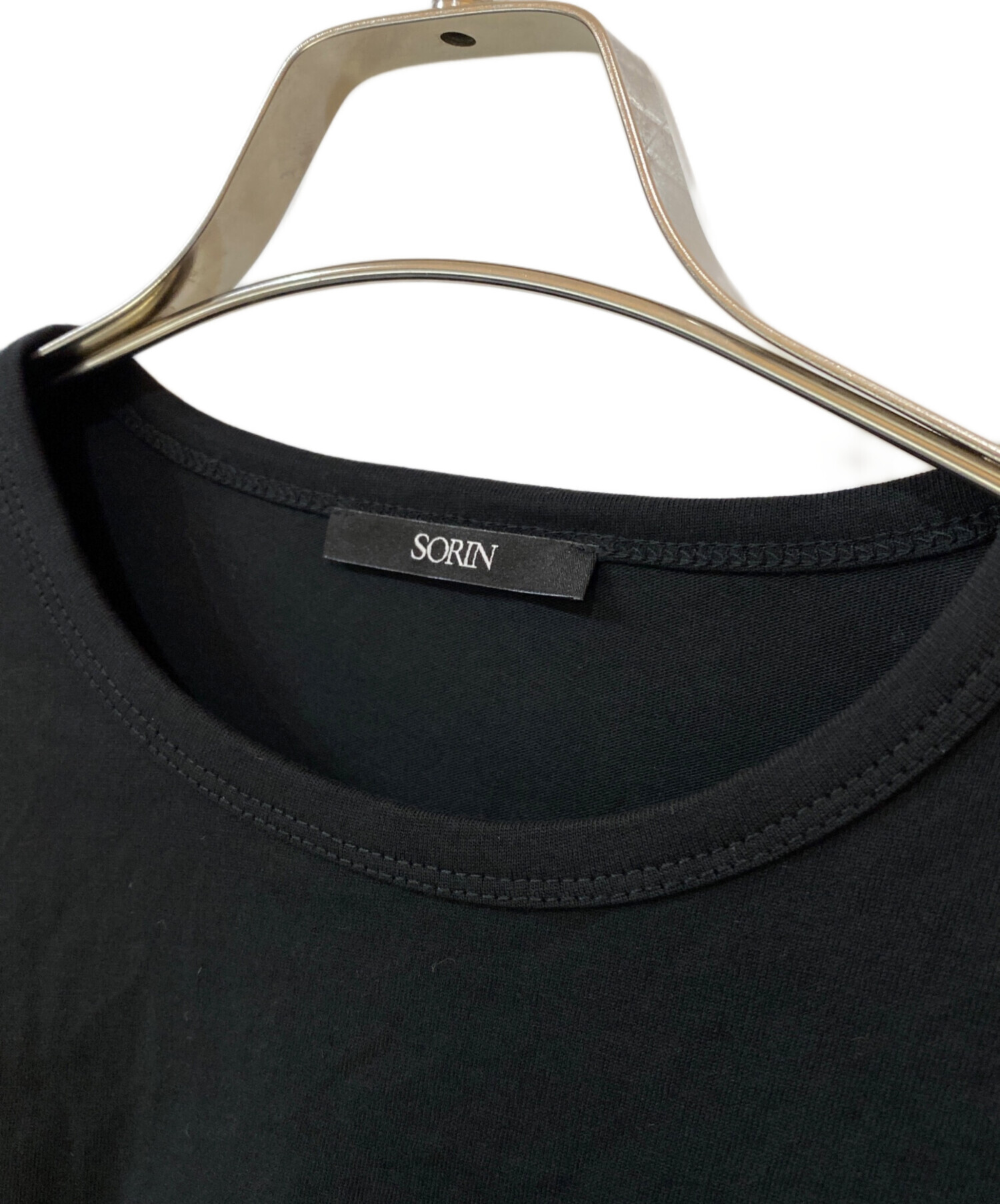 中古・古着通販】SORIN (ソリン) Asymmetry Ruffled Long T-shirt