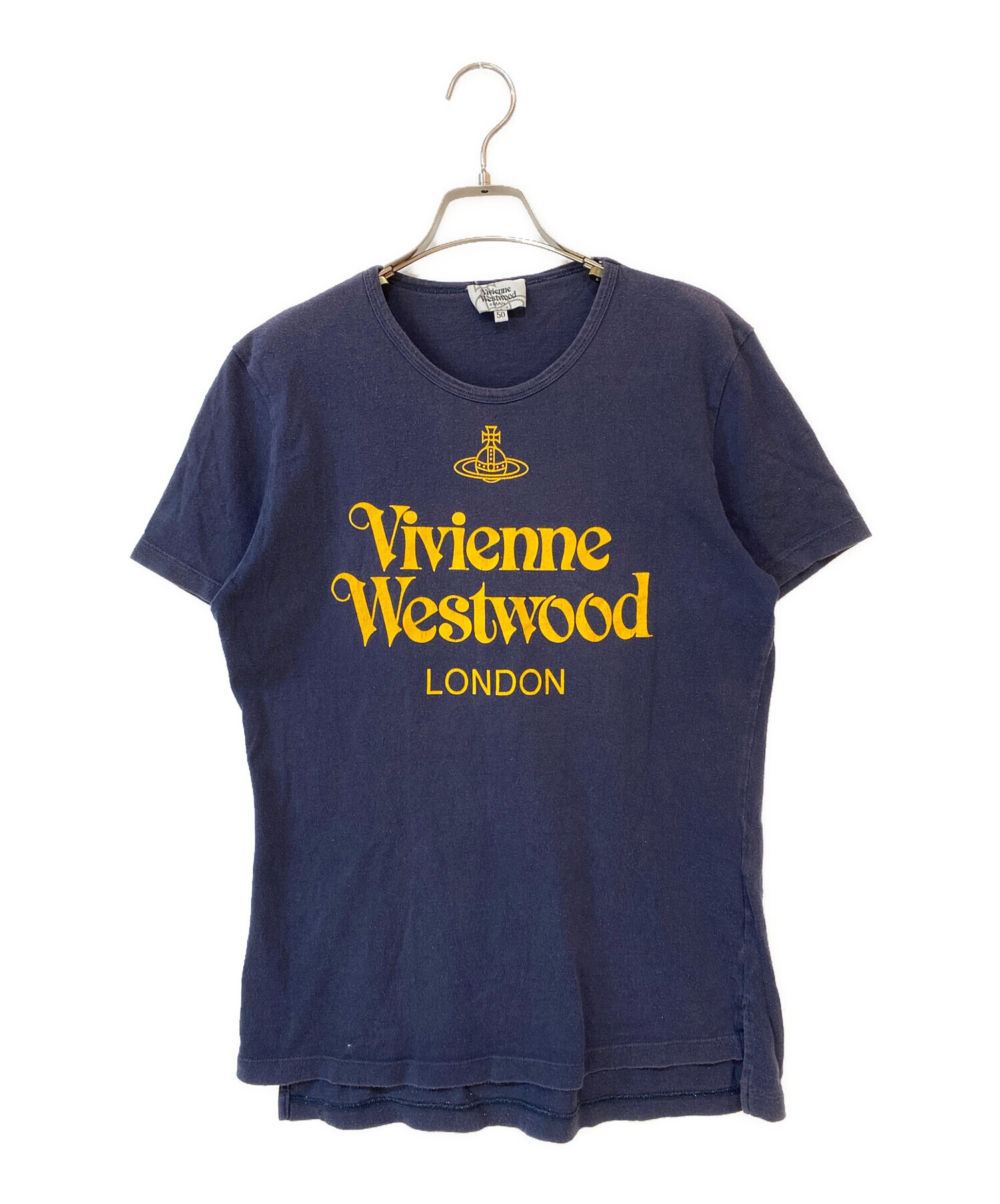 ヴィヴィアンウエストウッド　変形Tシャツ　ネイビー 中古・古着通販】Vivienne Westwood man (ヴィヴィアン ウェストウッド