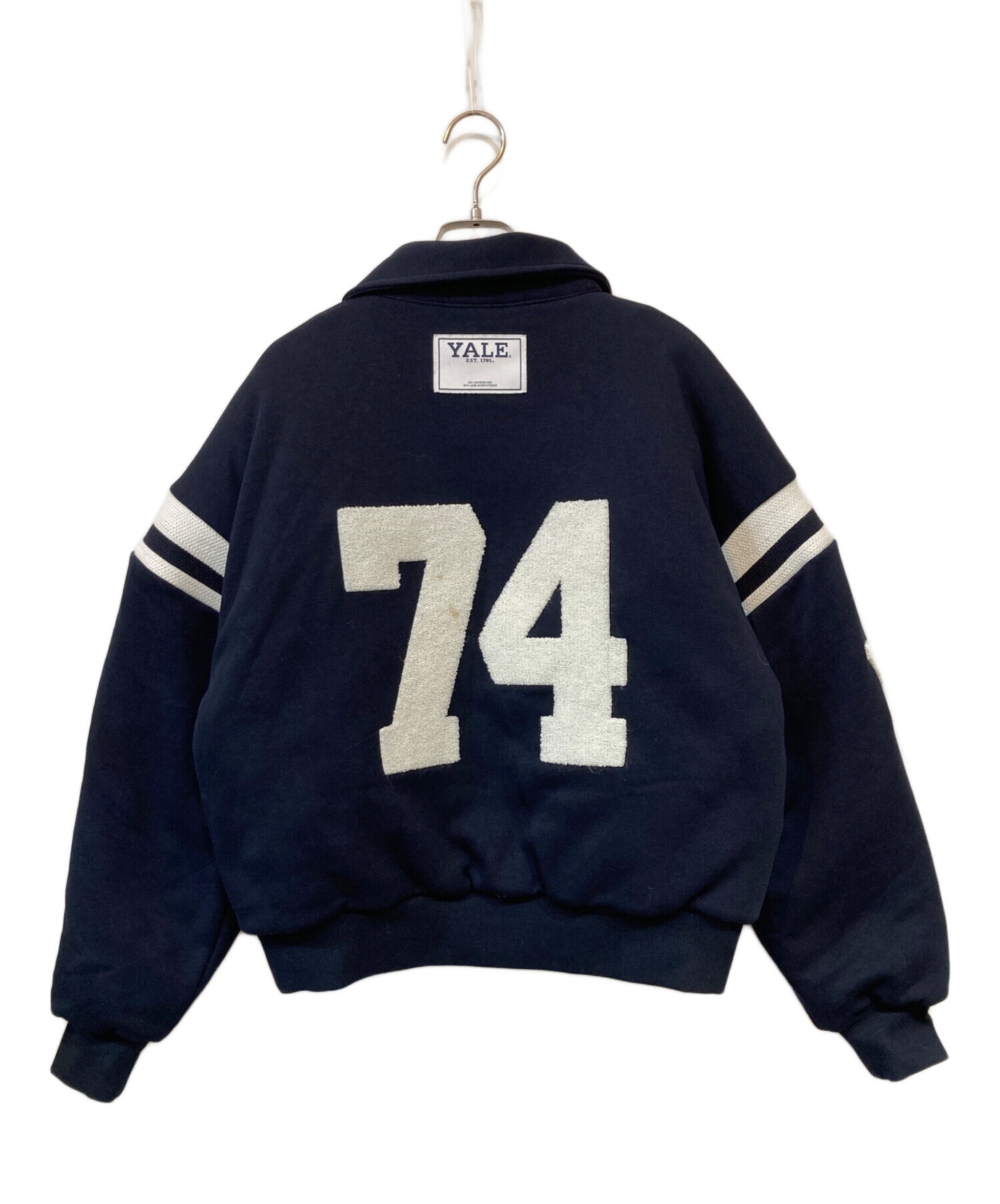 中古・古着通販】ZARA (ザラ) YALE キルティングジャケット ネイビー