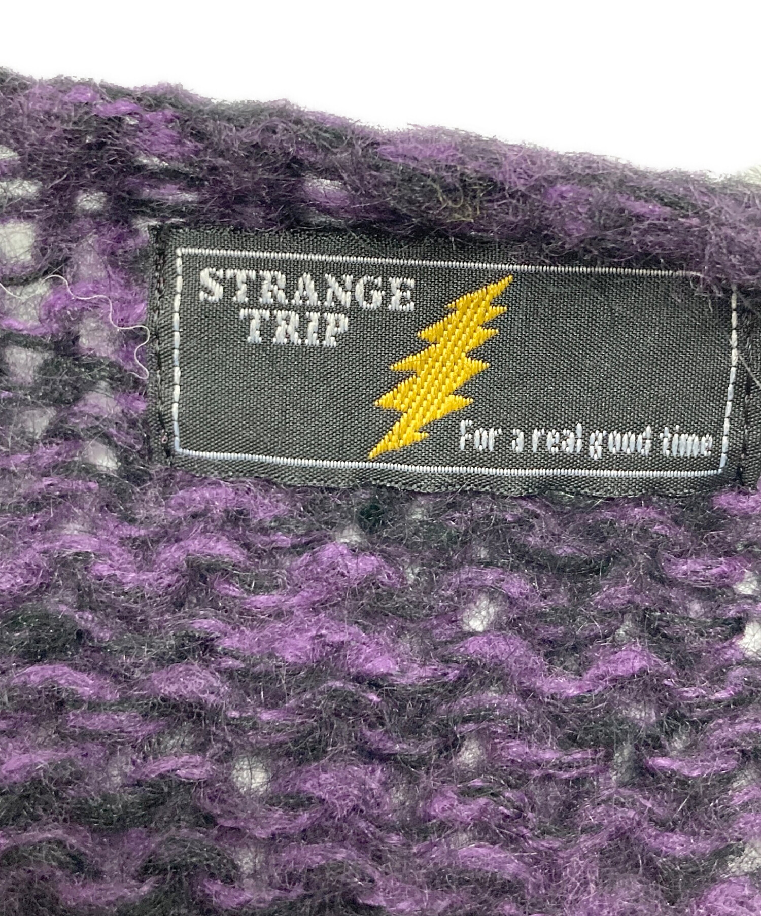 strange trip モヘアニット STRANGE TRIP」MIX MOHAIR BIG KNIT ストレンジトリップ ミックス