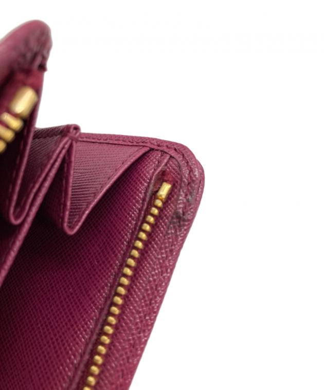 中古・古着通販】PRADA (プラダ) SAFFIANO METAL 2つ折り財布 パープル