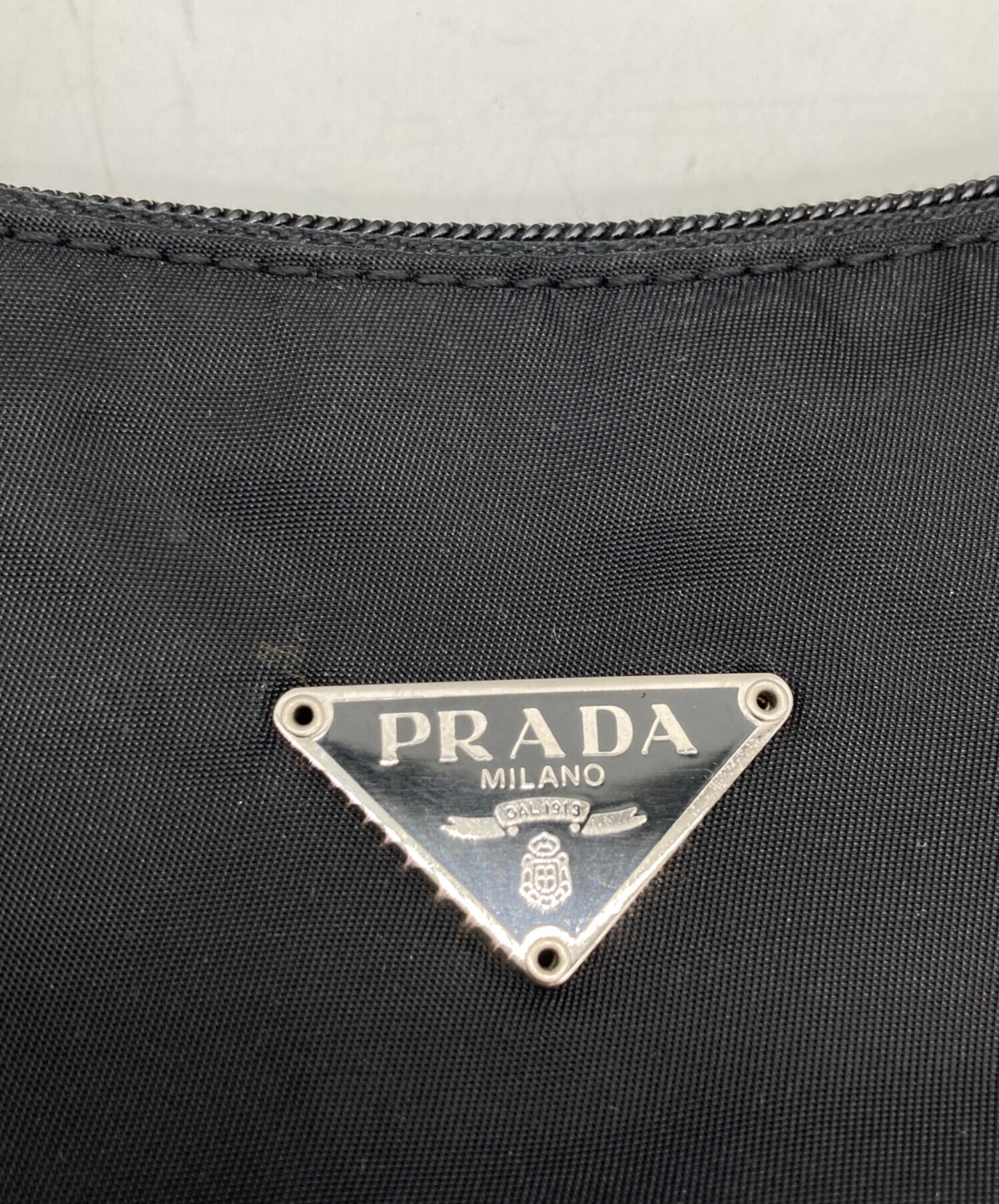 中古・古着通販】PRADA (プラダ) ナイロンハンドバッグ ブラック