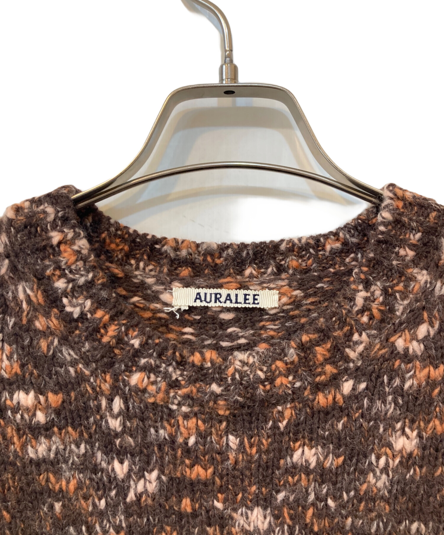 中古・古着通販】AURALEE (オーラリー) WOOL MIX COLOR SLUB YARN KNIT