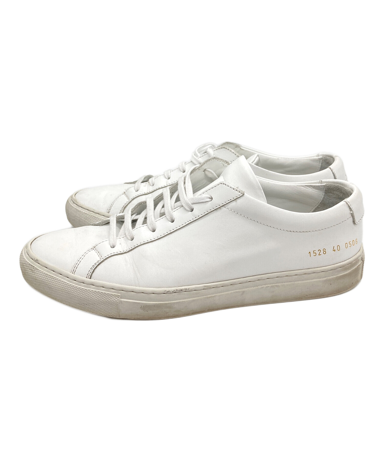 未使用　コモン プロジェクツ　４３　アキレス　スニーカー　オフホワイト 中古・古着通販】COMMON PROJECTS (コモンプロジェクツ) 1528 ORIGINAL