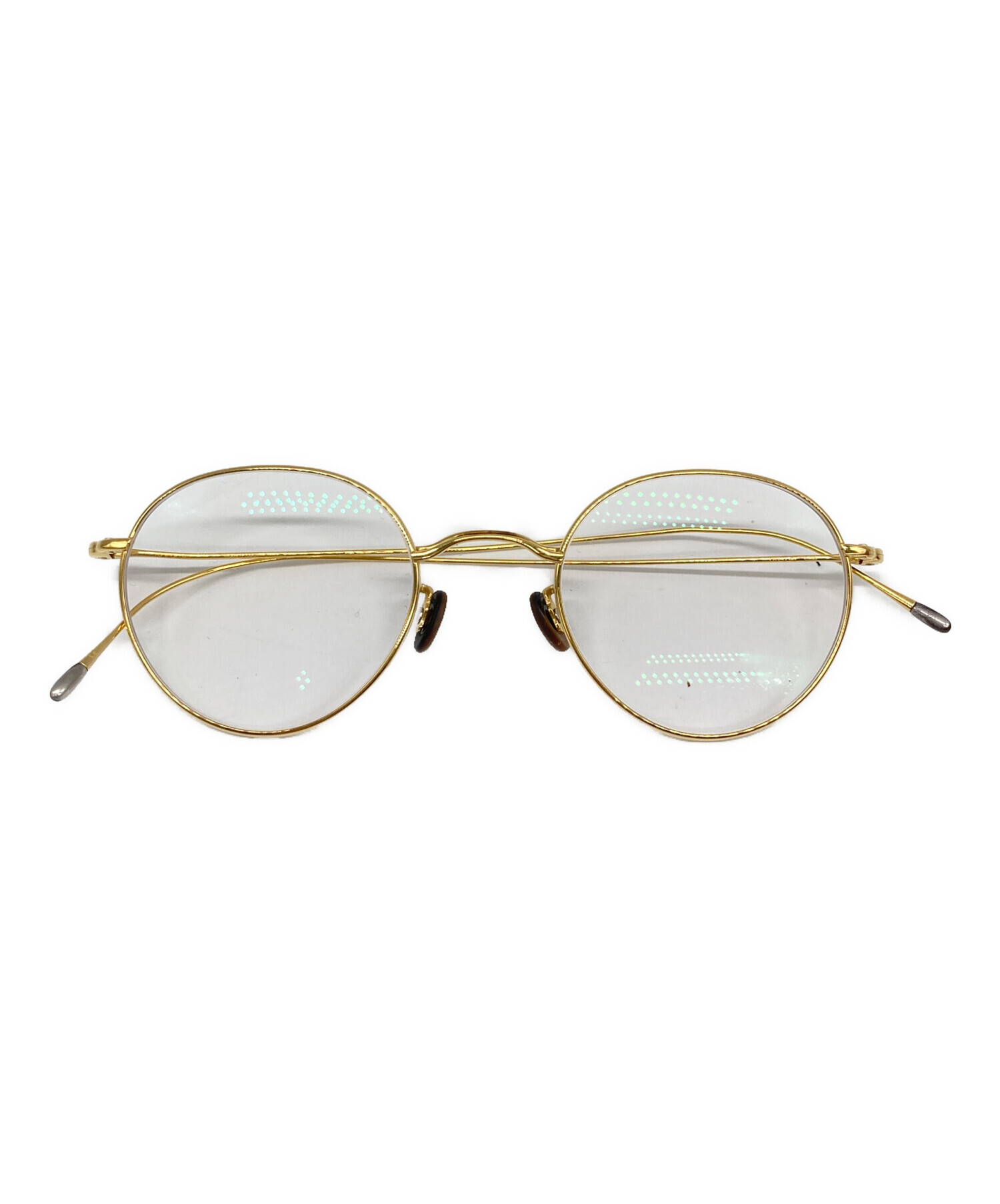 10 eyevan　no.3 47 c.2S　サングラス　ゴールド　メガネ 中古・古着通販】10 eyevan (テン アイヴァン) No.3-47 眼鏡 ゴールド