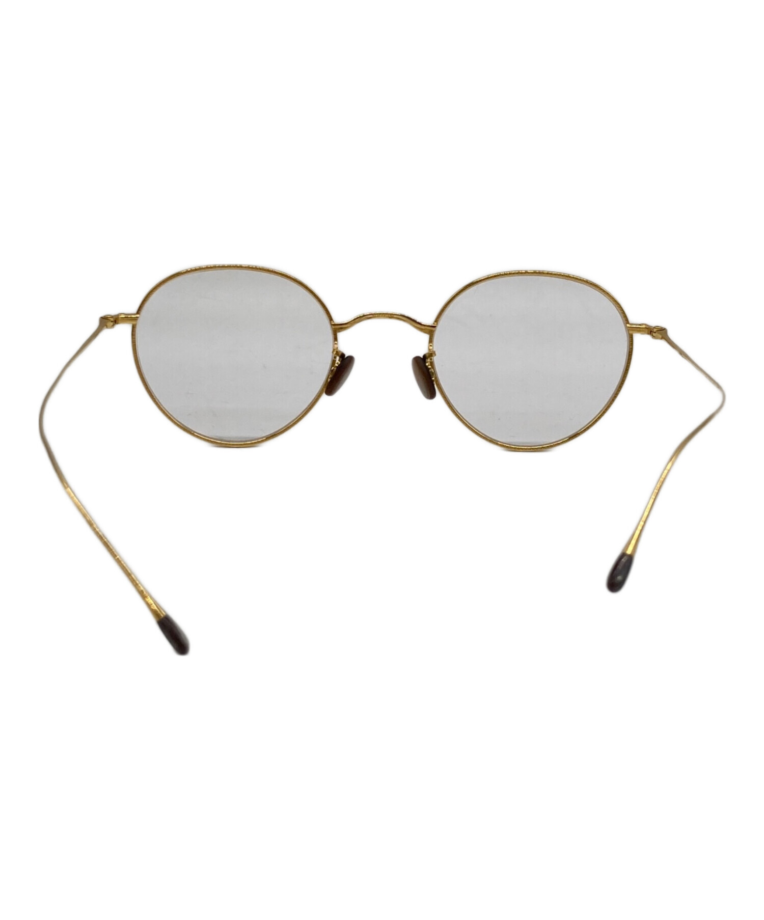 中古・古着通販】10 eyevan (テン アイヴァン) No.3-47 眼鏡 ゴールド