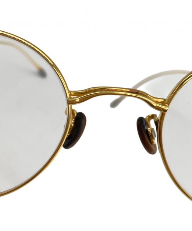 中古・古着通販】10 eyevan (テン アイヴァン) No.3-47 眼鏡 ゴールド