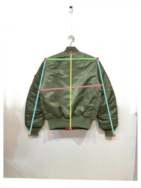 中古・古着通販】ALPHA (アルファ) MA-1 FLIGHT JACKET グリーン