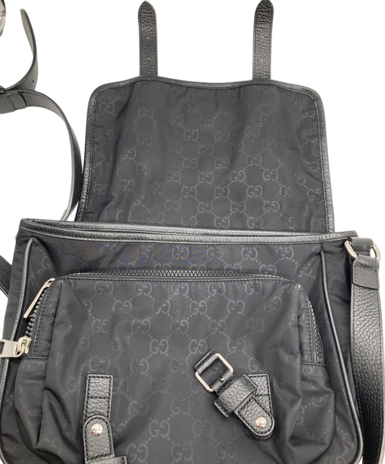 中古・古着通販】GUCCI (グッチ) グッチシマ GG ナイロンショルダー 