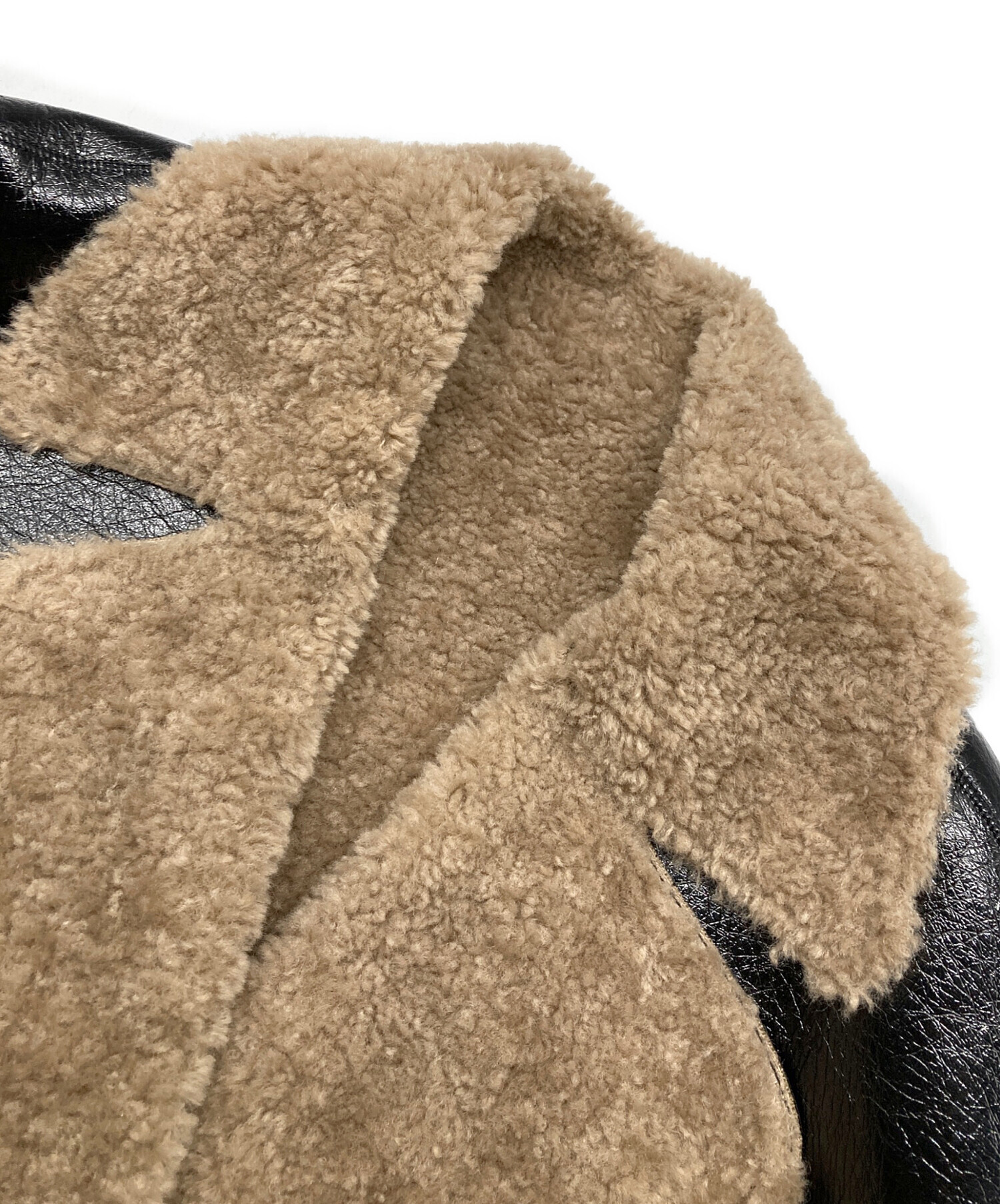 CITY SHOP レザーファーボンディングコート CITY SHOP レザーファー 