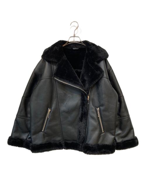 未使用級✨ jouetie ジュエティ ライダース エコムートン ブラック M jouetie エコムートンライダース（ブラック） -ファッション通販