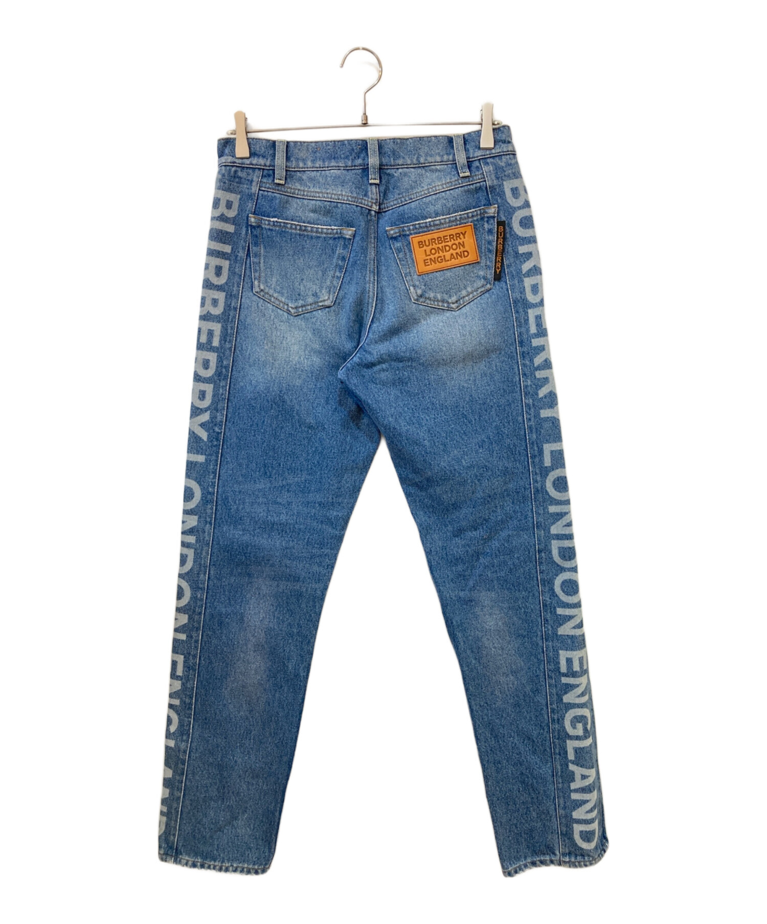 中古・古着通販】BURBERRY (バーバリー) サイドロゴ ストレートデニム