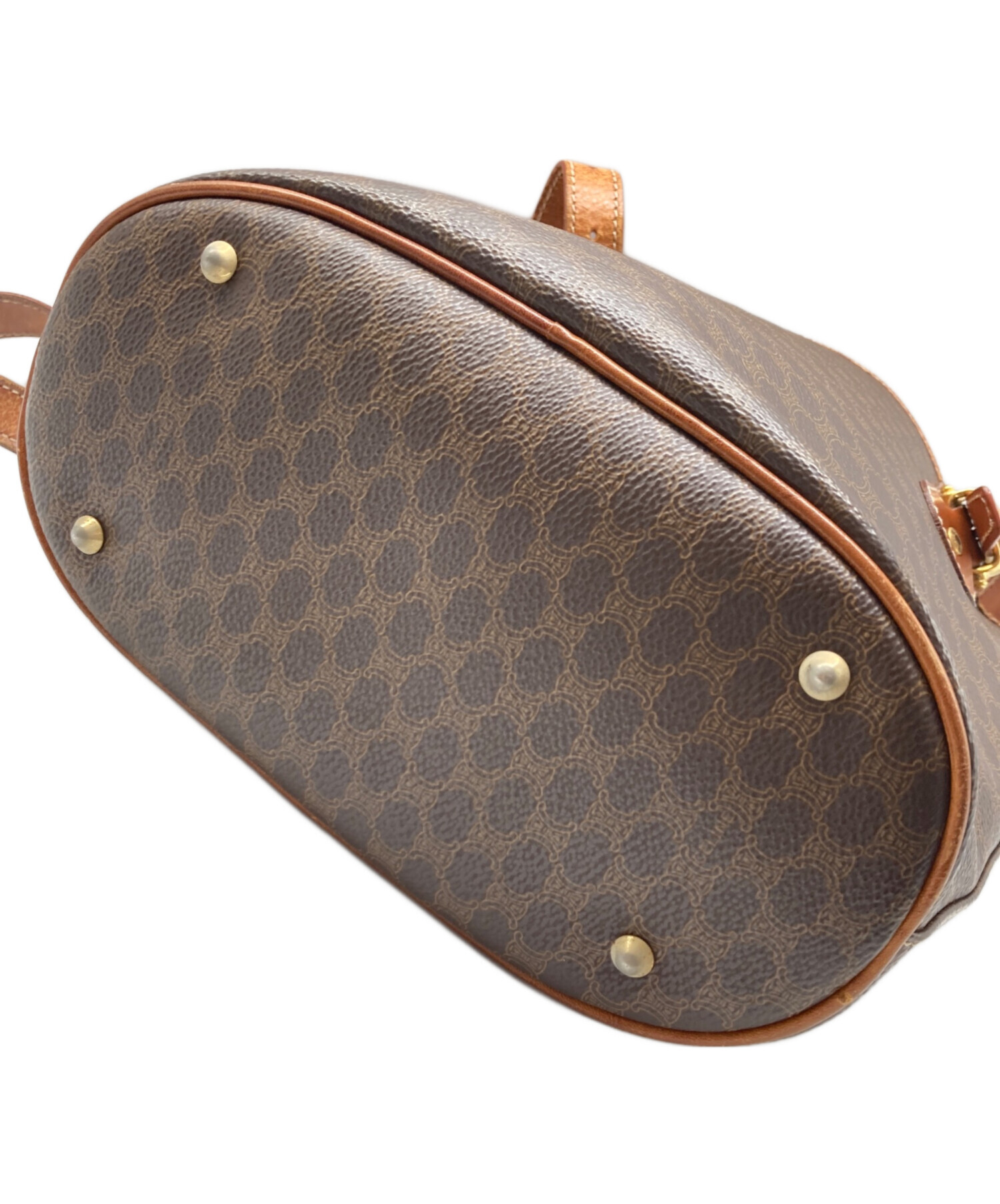 中古・古着通販】CELINE (セリーヌ) マカダム柄 バケツ型トートバッグ