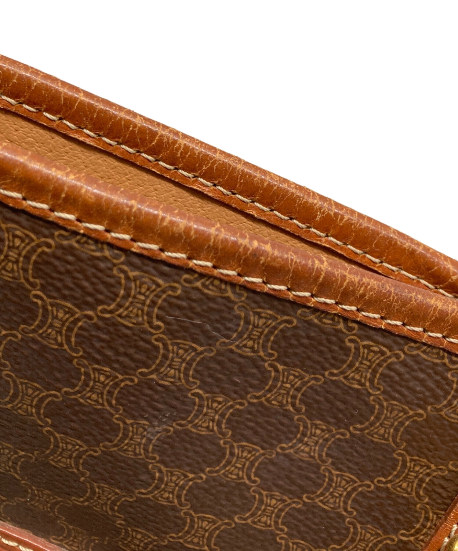 中古・古着通販】CELINE (セリーヌ) マカダム柄 バケツ型トートバッグ