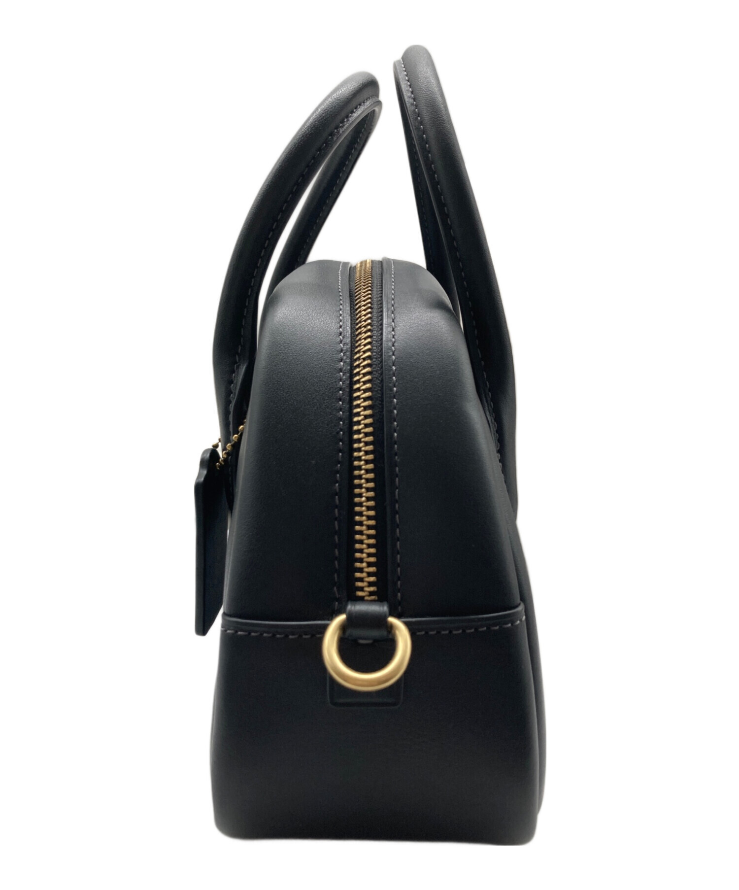 中古・古着通販】COACH (コーチ) バーロウ ボウリング バッグ ブラック 