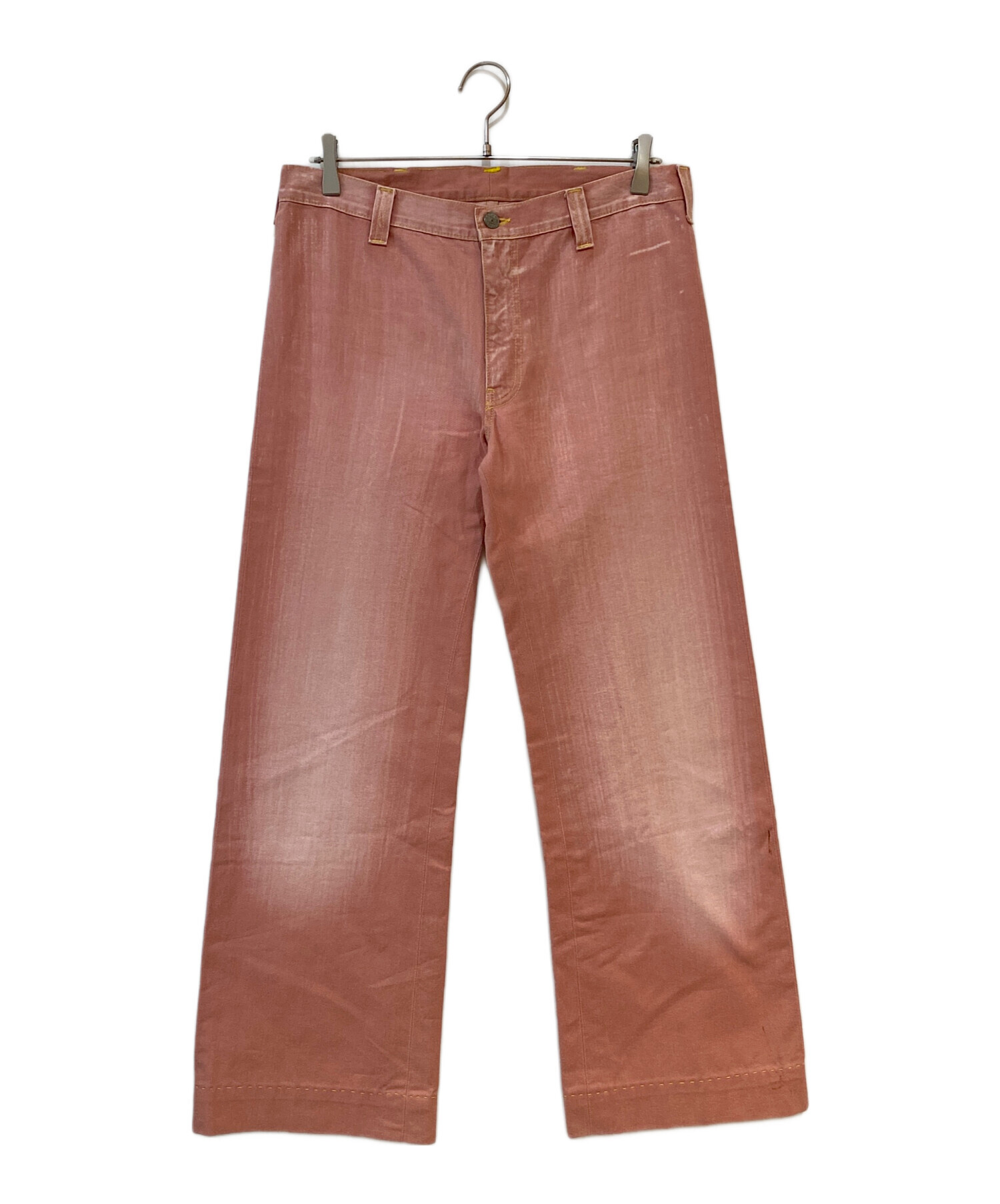 中古・古着通販】GUCCI (グッチ) デニムパンツ ピンク サイズ:48 