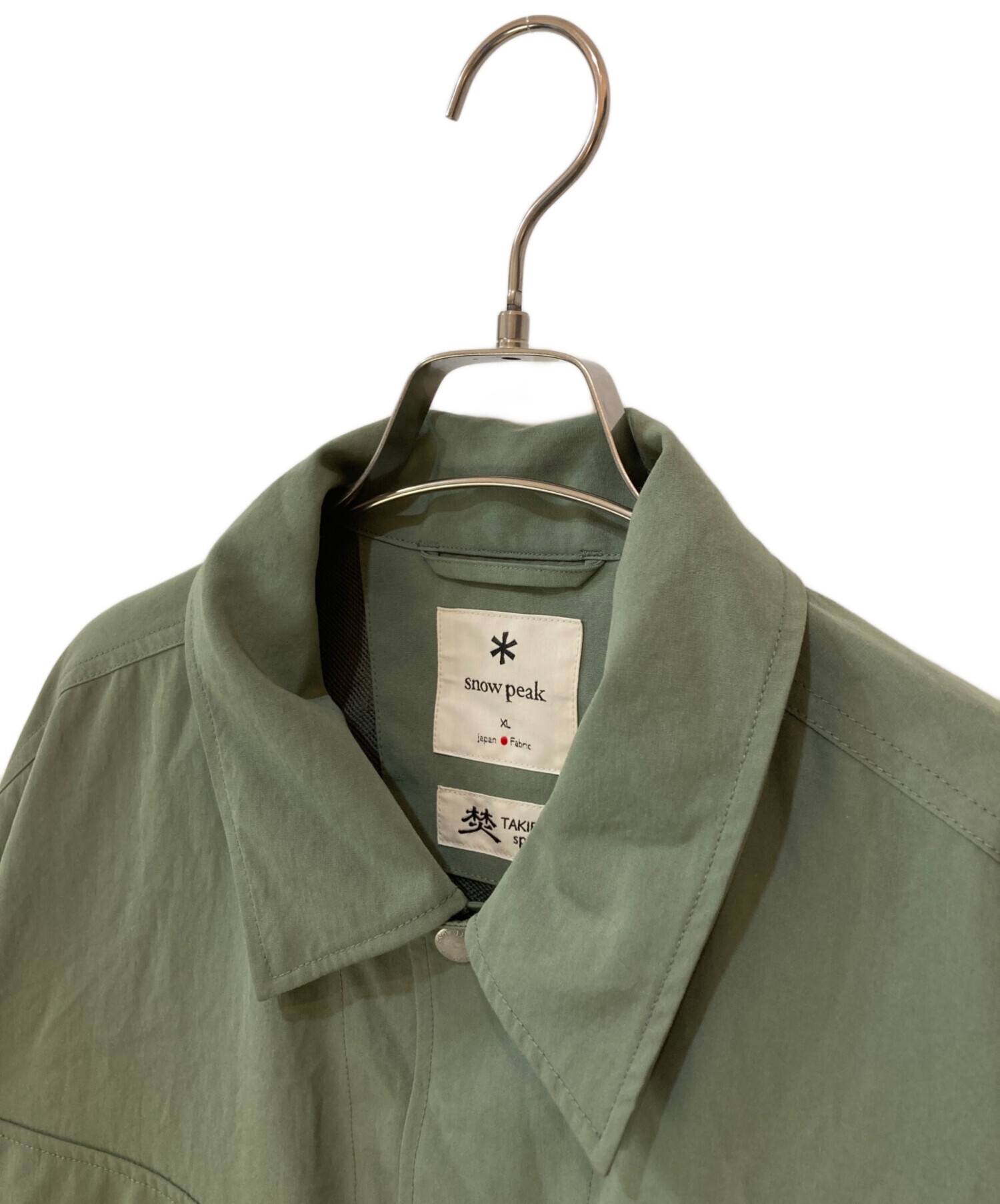 【試着未使用】 Peak TAKIBIウェザークロスジャケットXL焚き火 中古・古着通販】Snow peak (スノーピーク) TAKIBI Weather Cloth