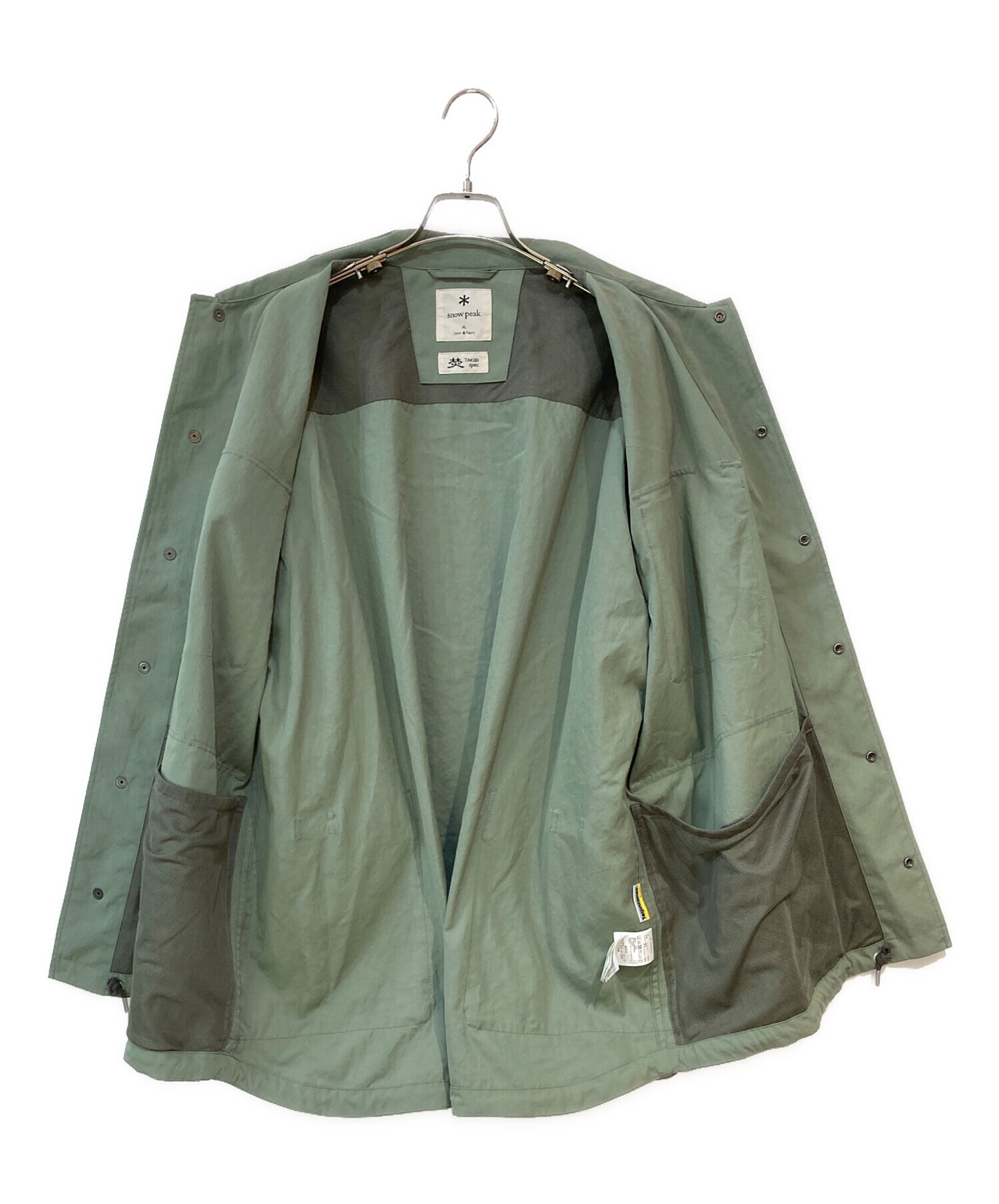 【試着未使用】 Peak TAKIBIウェザークロスジャケットXL焚き火 中古・古着通販】Snow peak (スノーピーク) TAKIBI Weather Cloth