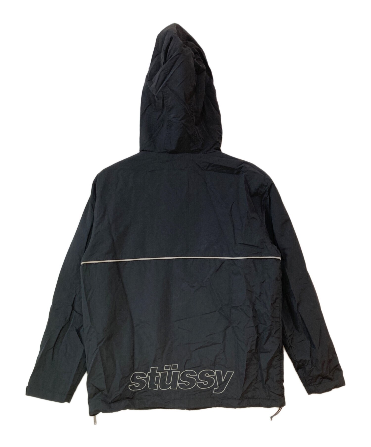 中古・古着通販】stussy (ステューシー) リフレクトハーフジッププル
