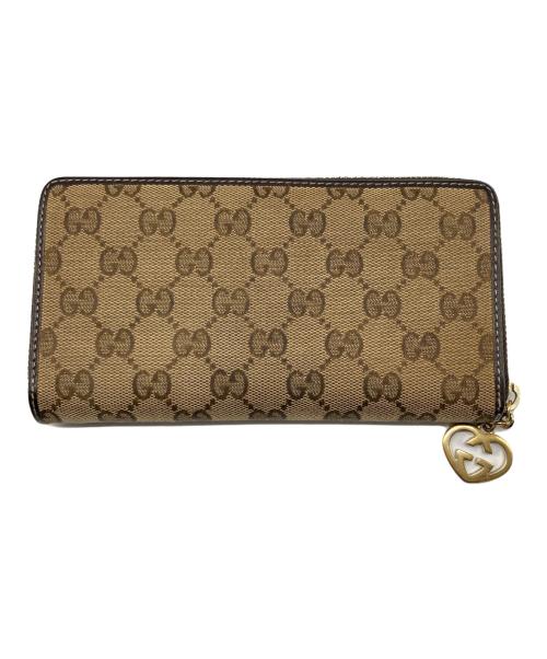 中古・古着通販】GUCCI (グッチ) GGキャンバス ラウンドファスナー長
