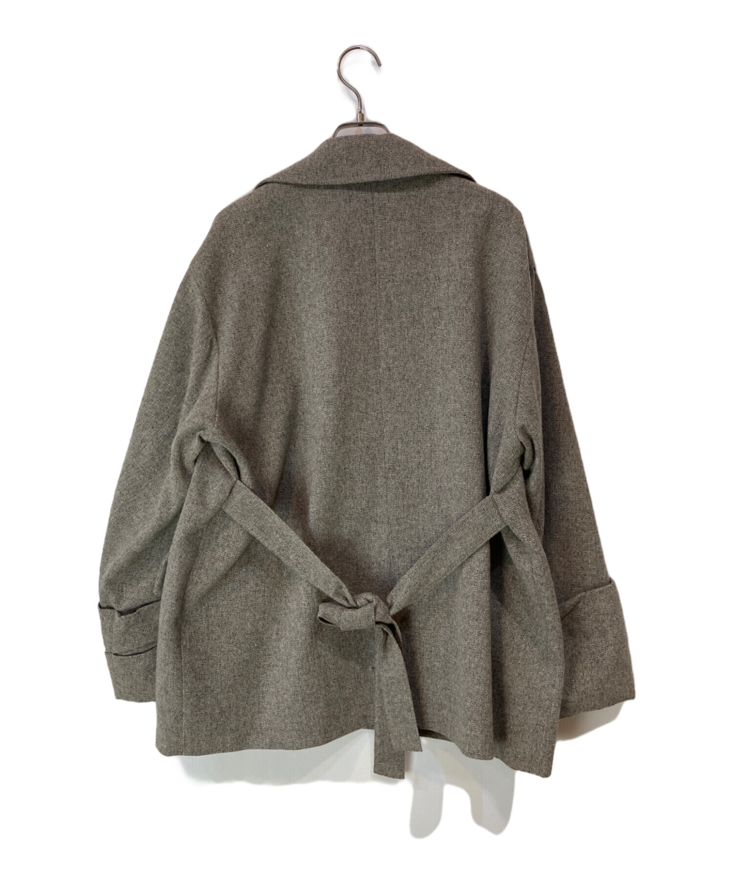 中古・古着通販】CLANE (クラネ) WIDE ROLL UP SLEEVE JACKET グレー 