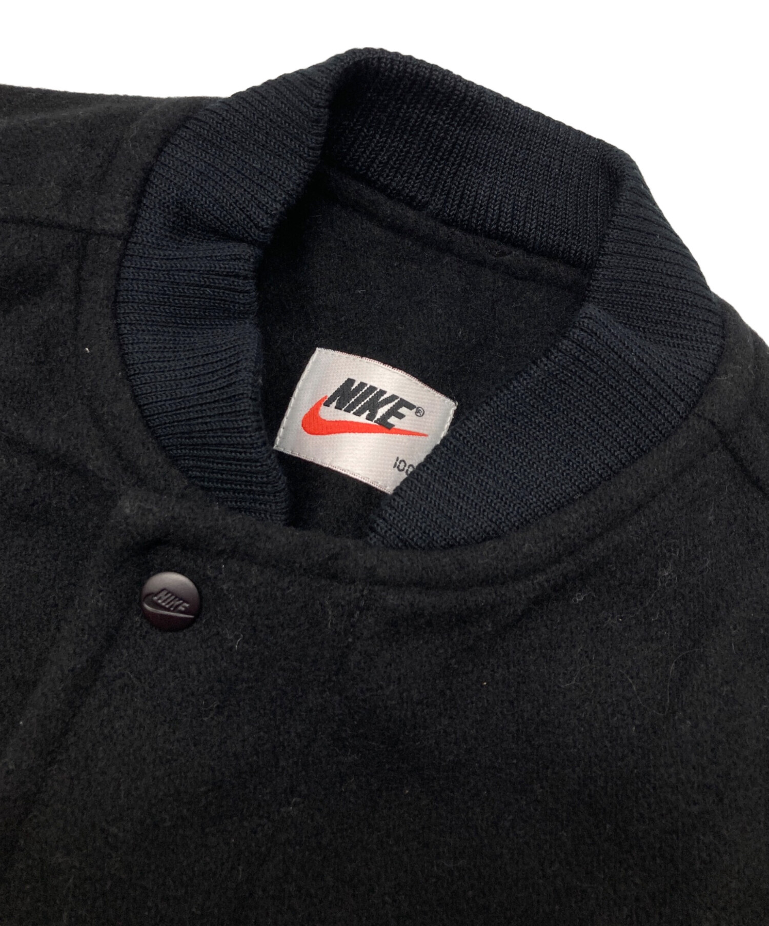 中古・古着通販】NIKE (ナイキ) 90s ジャンプマン スタジャン ブラック