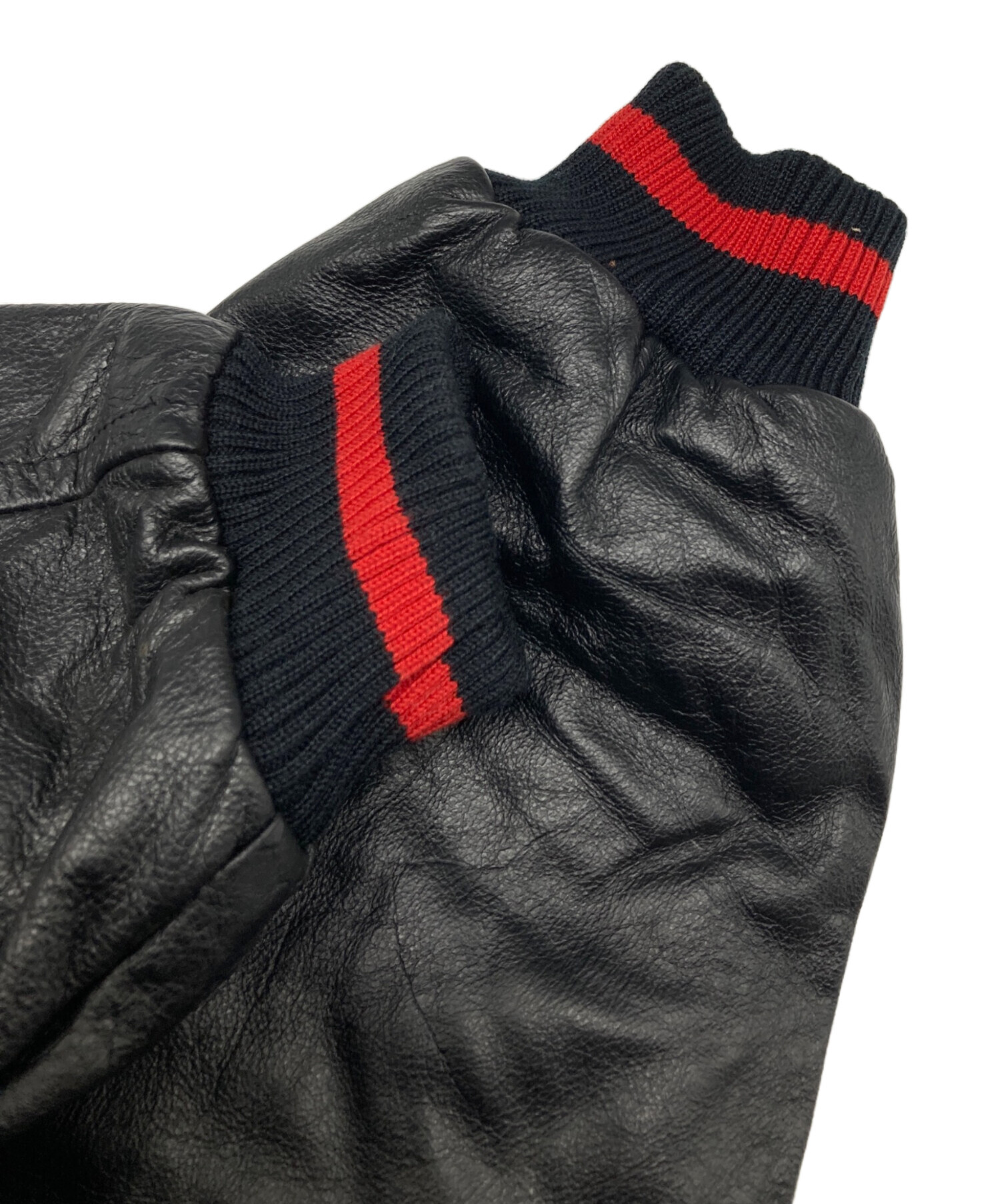 中古・古着通販】NIKE (ナイキ) 90s ジャンプマン スタジャン ブラック