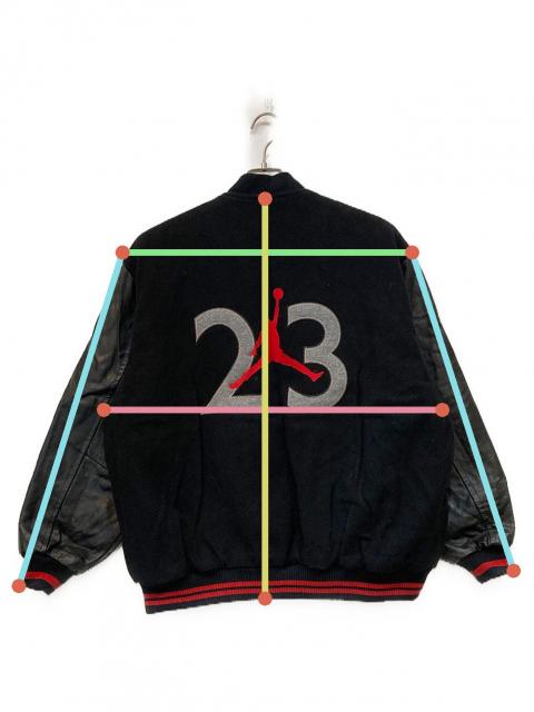 中古・古着通販】NIKE (ナイキ) 90s ジャンプマン スタジャン ブラック