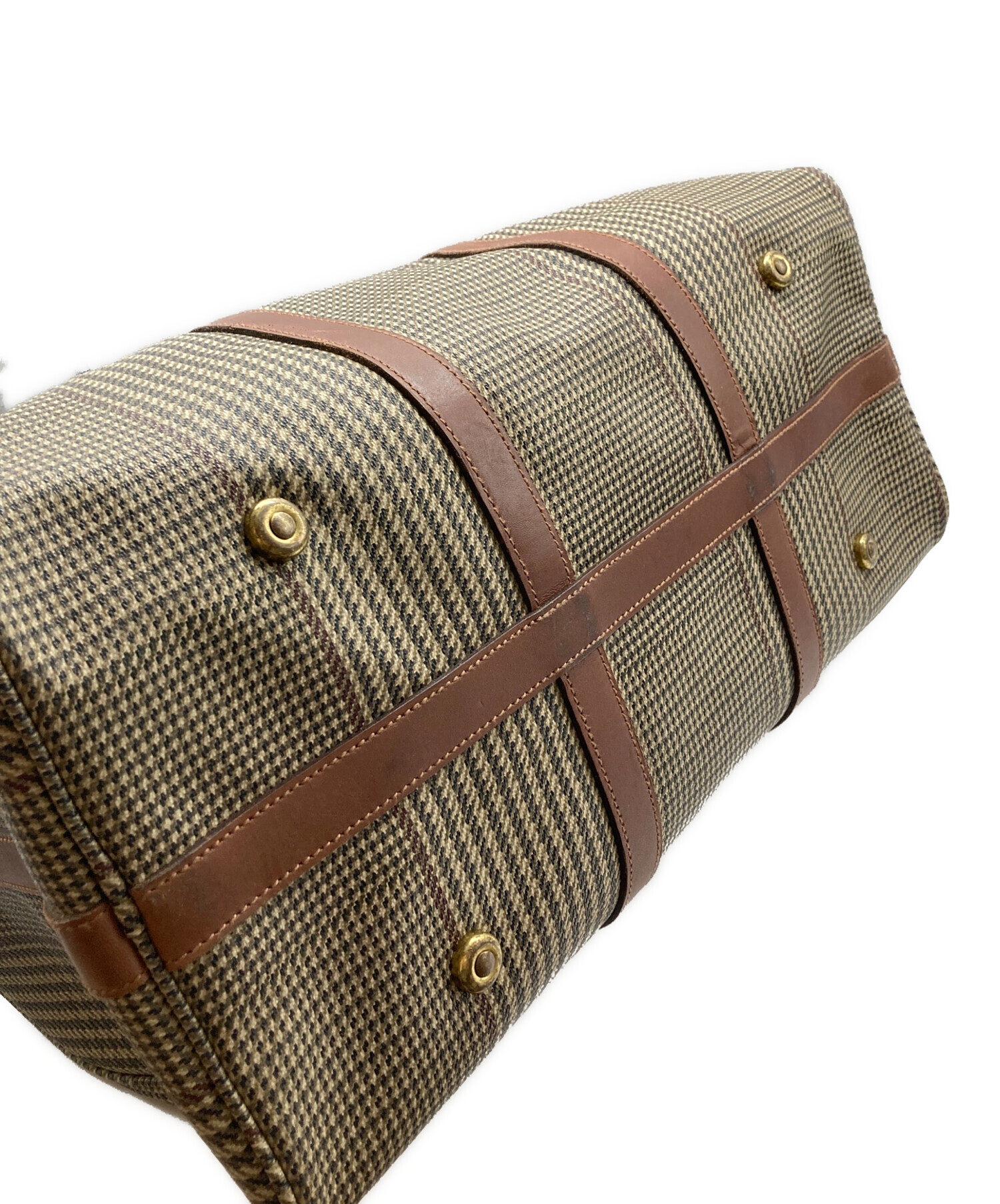 ラルフローレン　千鳥柄 ボストンバッグ ポロ ラルフローレン POLO RALPH LAUREN ヴィンテージ ボストンバッグ