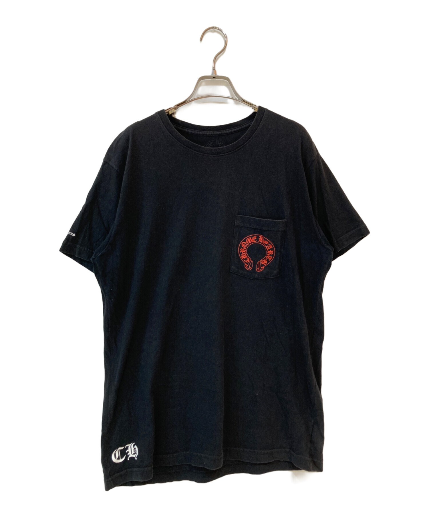 クロムハーツ　ホースシュー　セメタリークロスプリント　ポケット付きTシャツ 中古・古着通販】CHROME HEARTS (クロムハーツ) セメタリークロス