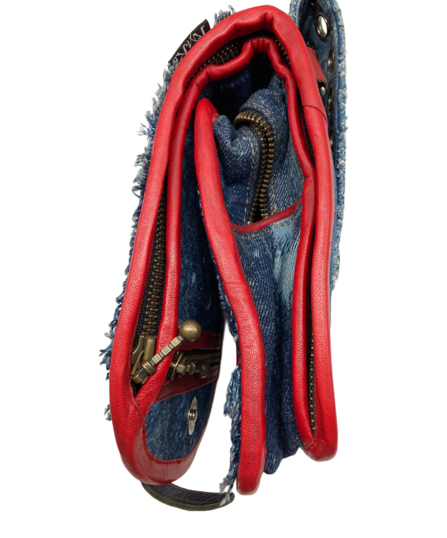 中古・古着通販】KMRii (ケムリ) スタッズレザーウエストポーチ