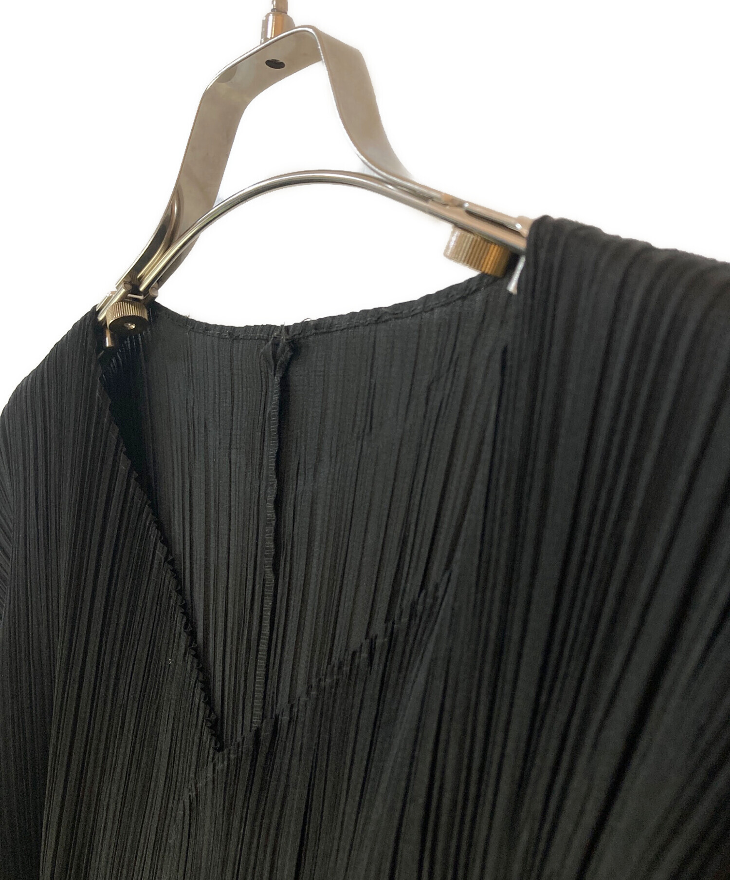 美品近年モデルPLEATS PLEASE アコーディオン　ノースリーブ　ブラック Pleats Please Issey Miyake ノースリーブ プリーツドレス | ブラック