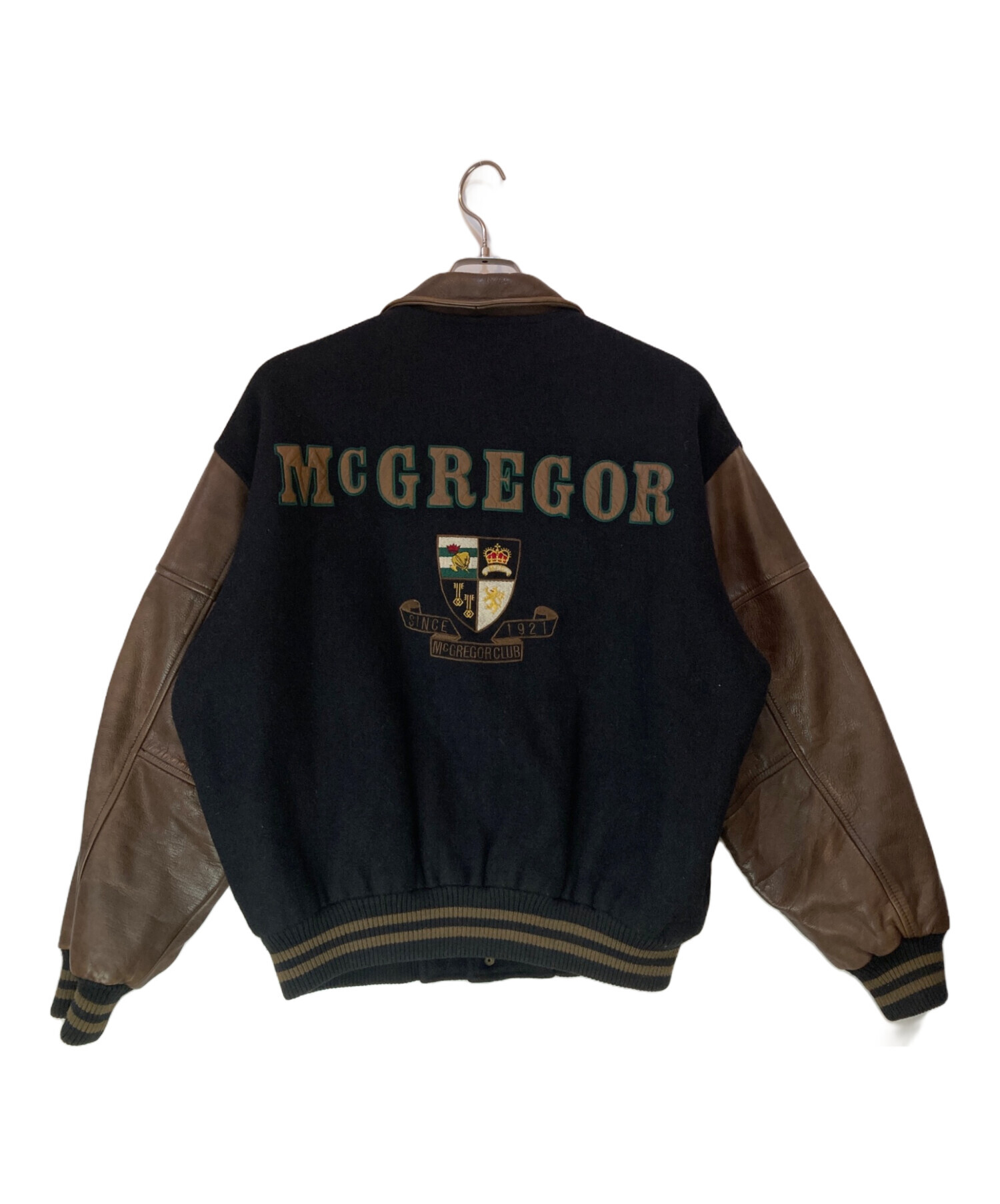 て*ん様 McGREGOR メンズ　スタジャン 中古・古着通販】McGREGOR (マクレガー) スタジャン ブラウン×ブラック