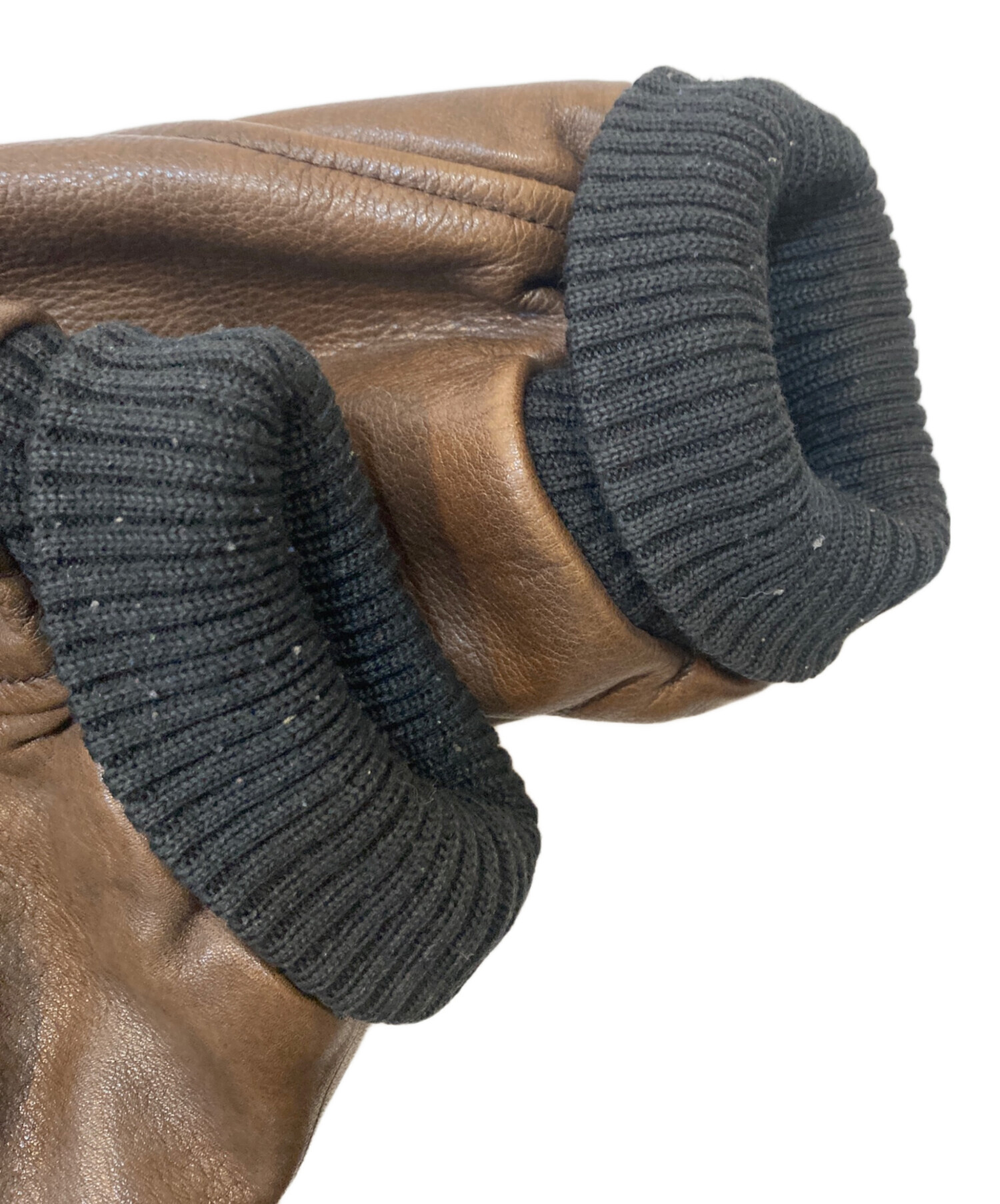 中古・古着通販】McGREGOR (マクレガー) スタジャン ブラウン×ブラック