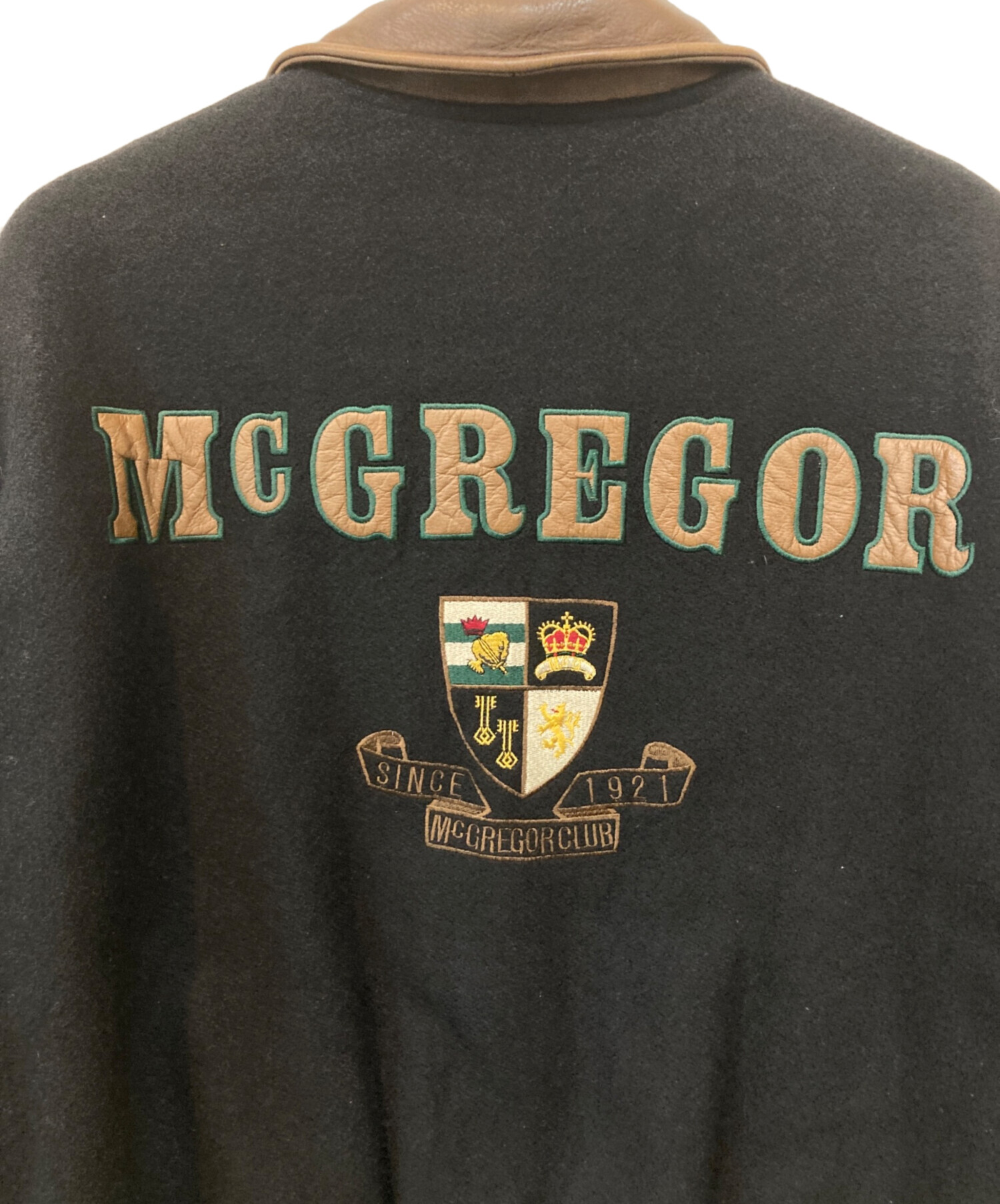 マックレガー　スタジャン 中古・古着通販】McGREGOR (マクレガー) スタジャン ブラウン×ブラック