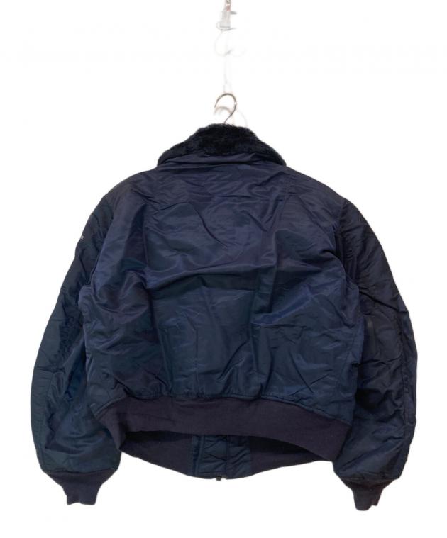 中古・古着通販】ALPHA (アルファ) B-15C フライトジャケット ネイビー