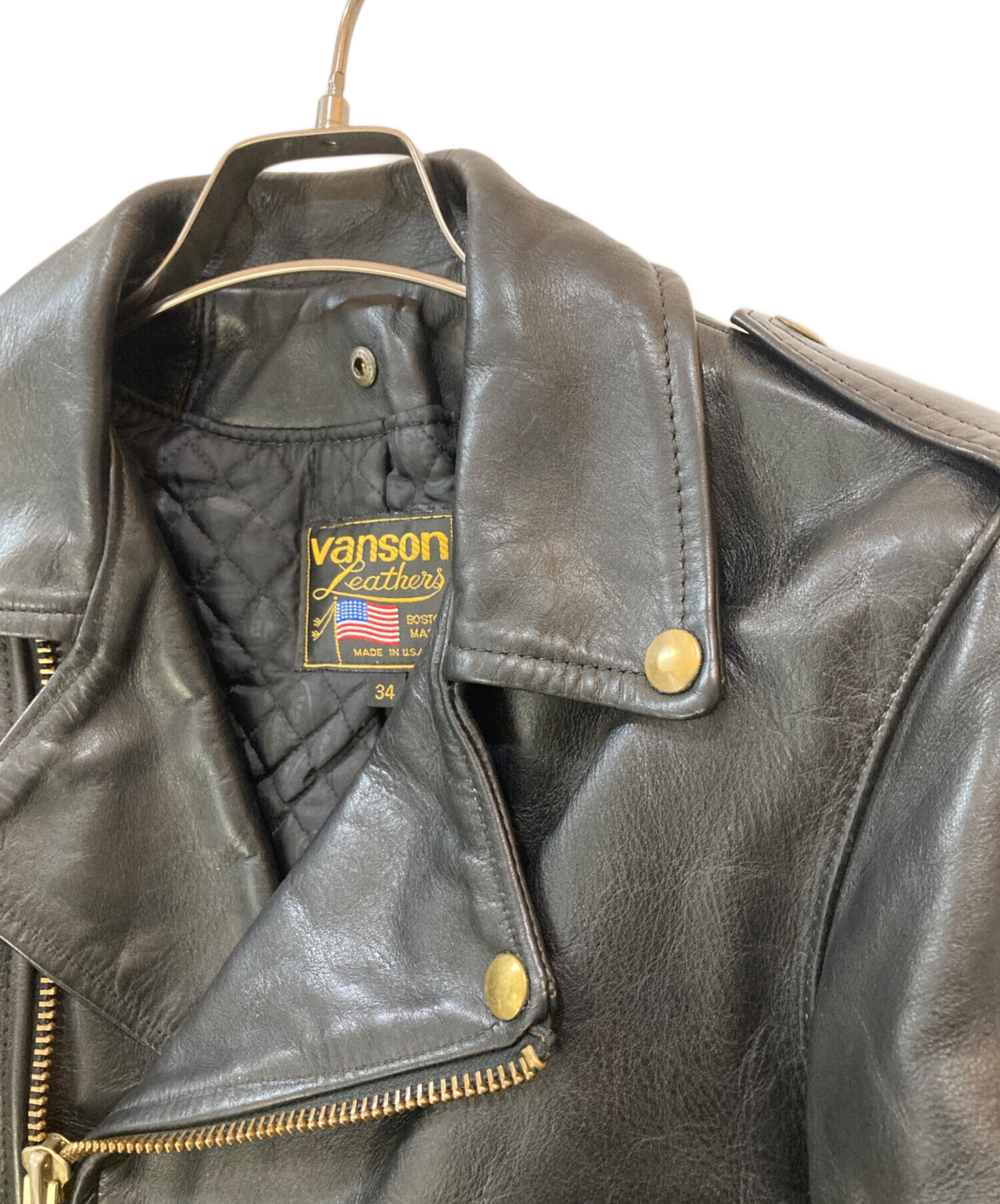 中古・古着通販】VANSON (バンソン) C2ダブルライダースジャケット