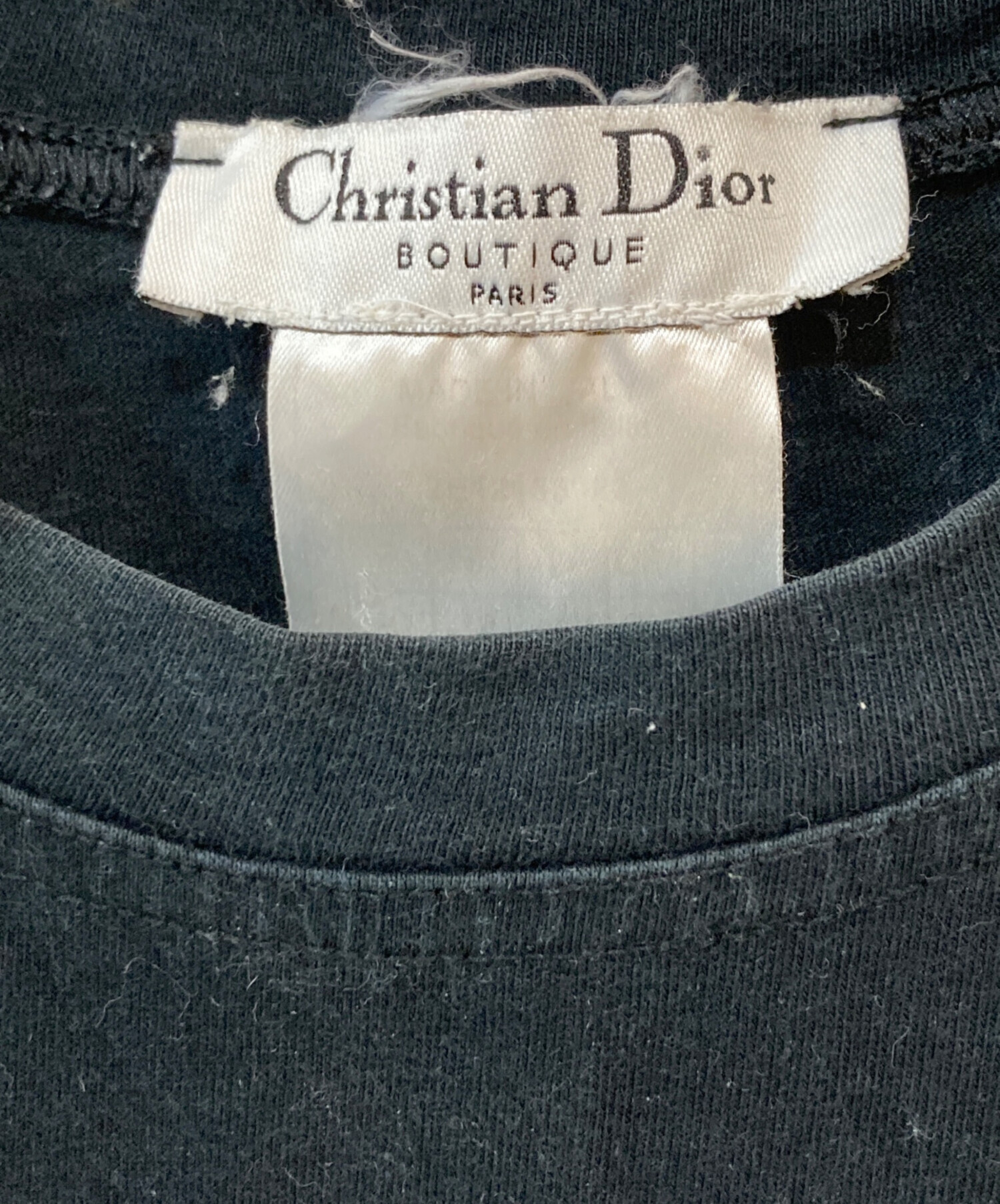 あやChristian Dior ロゴプリント Tシャツ 40 中古・古着通販】Christian Dior (クリスチャン ディオール) ロゴ