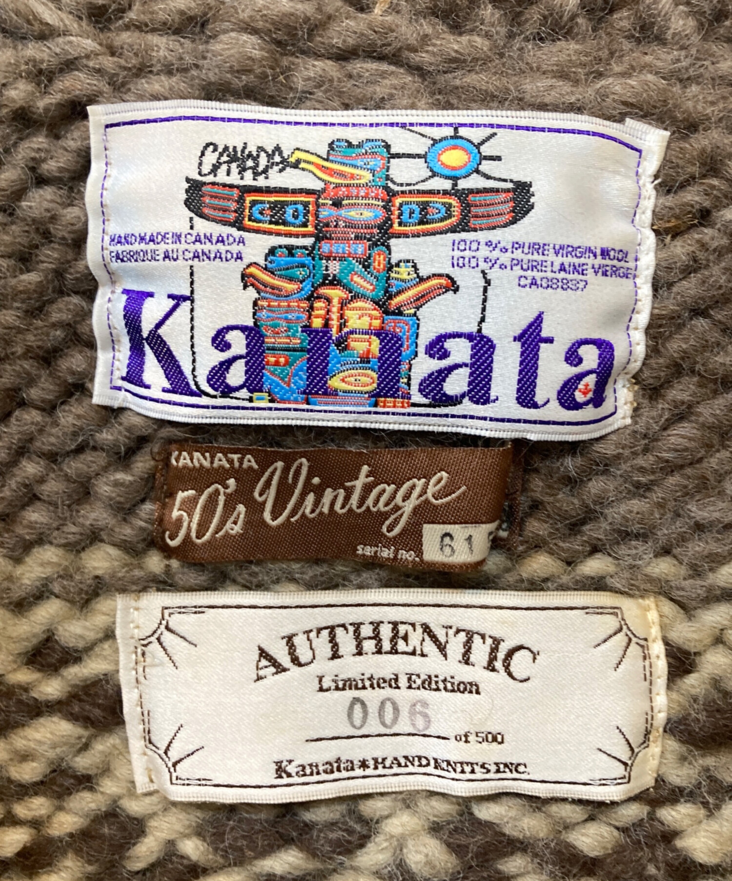 中古・古着通販】KANATA (カナタ) 50's Vintage カウチンニット