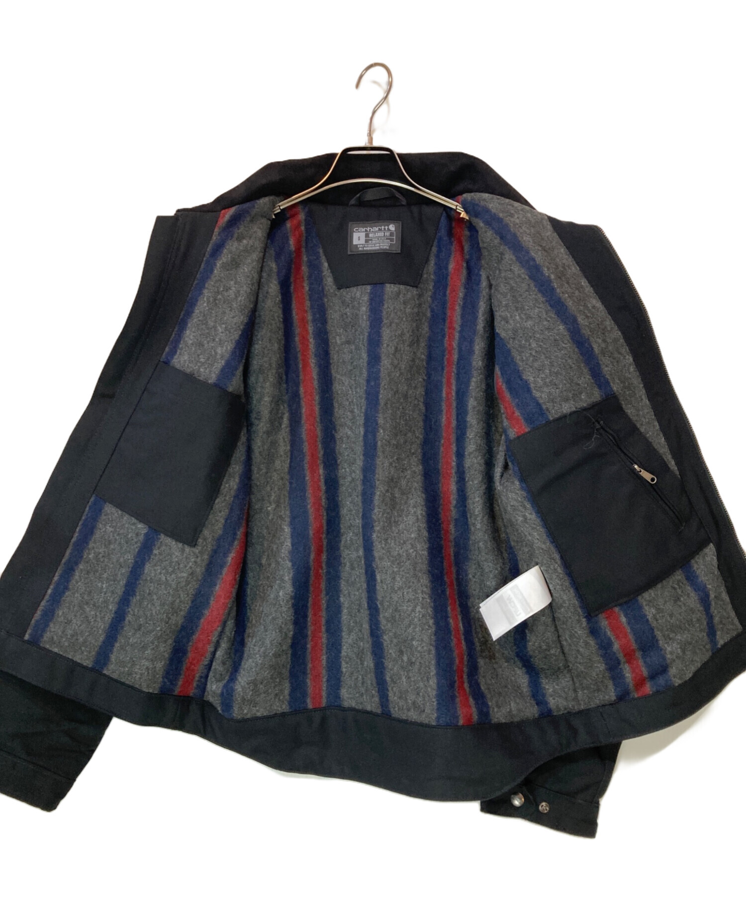 中古・古着通販】CarHartt (カーハート) DUCK DETROIT JACKET BLANKET